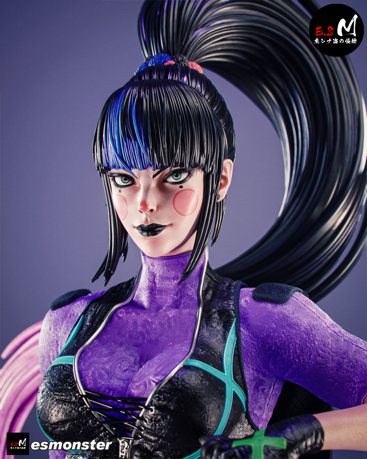 Punchline resin figure
