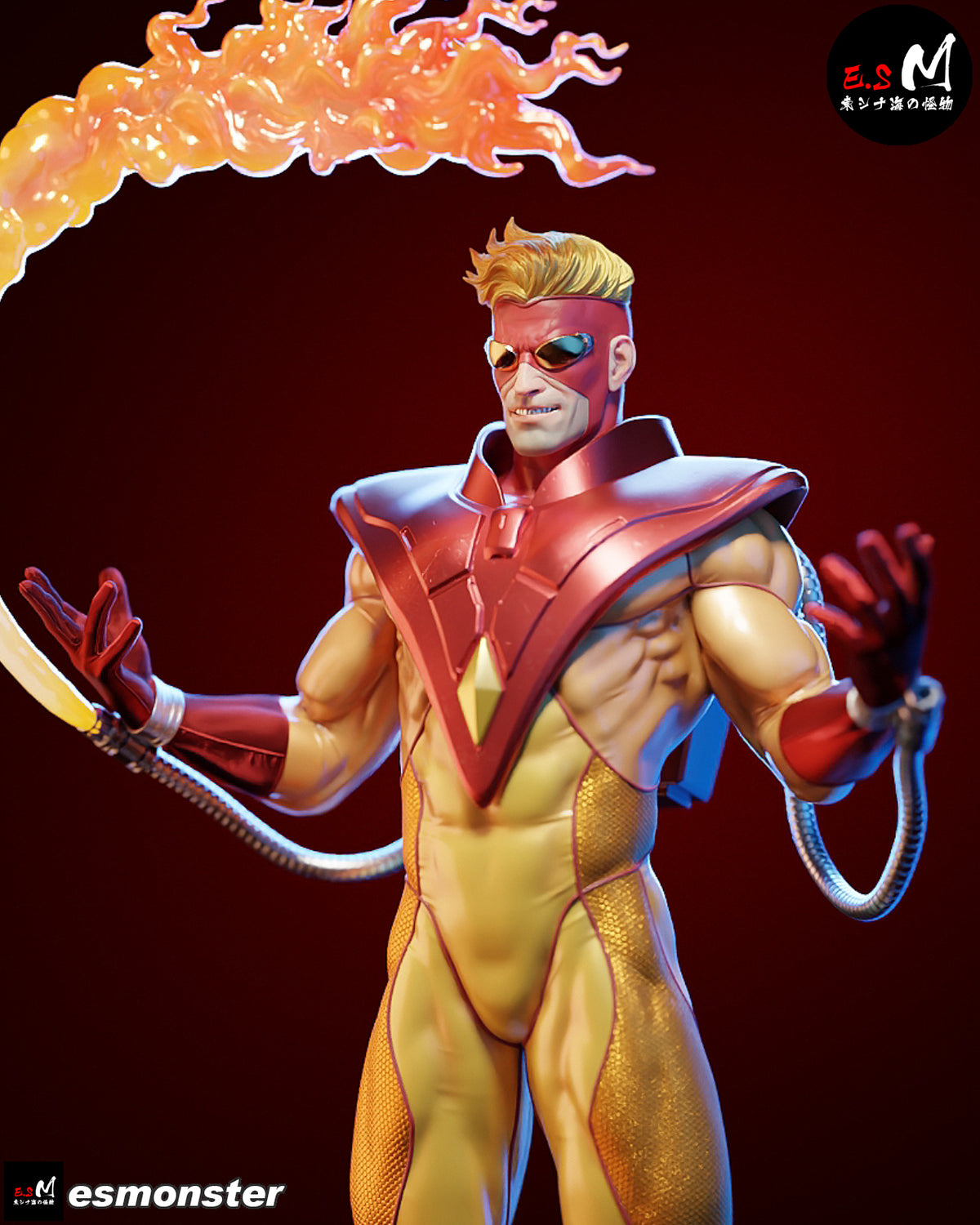 Pyro resin figure