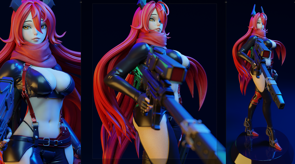 Rapi resin figure