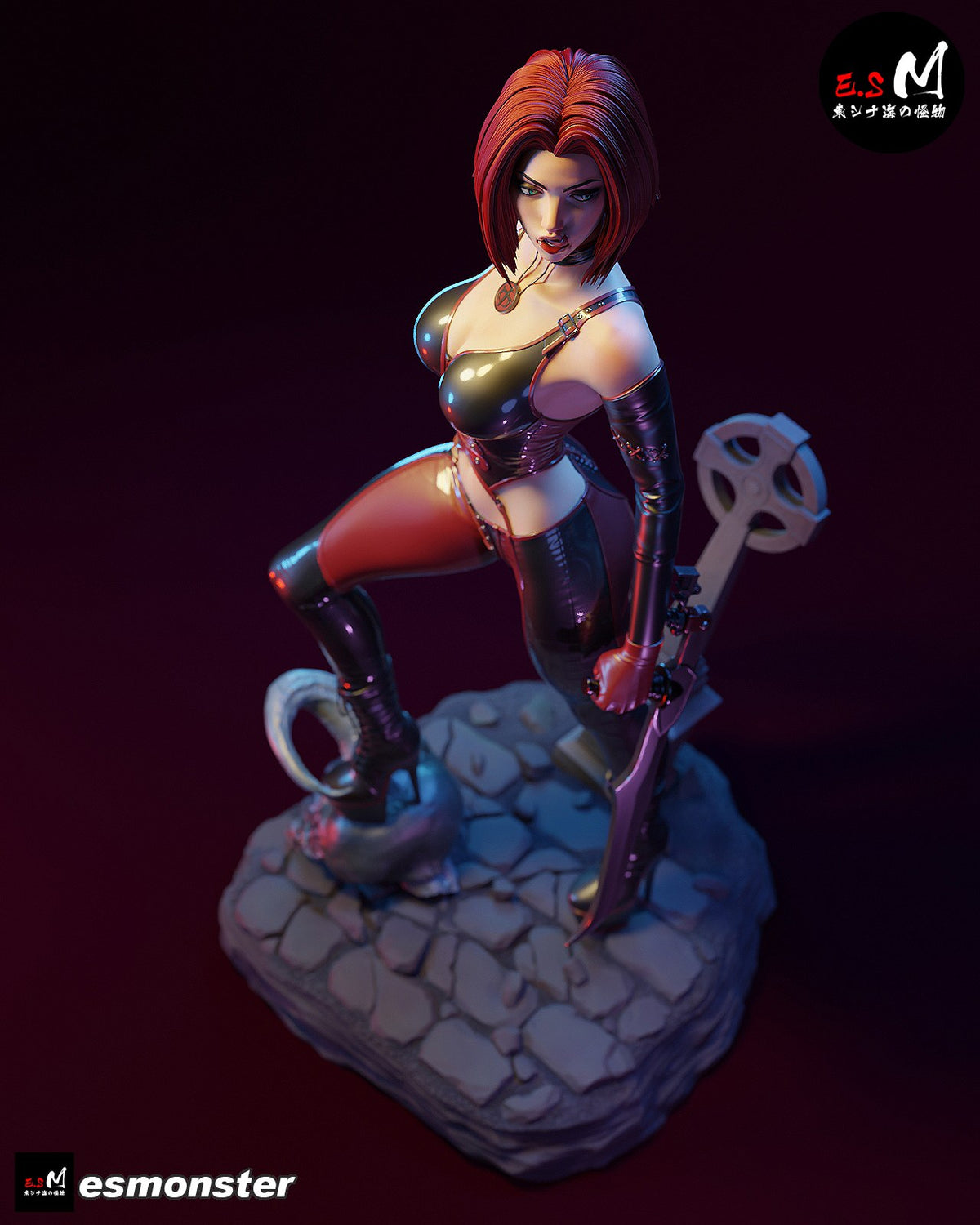 Rayne resin figure
