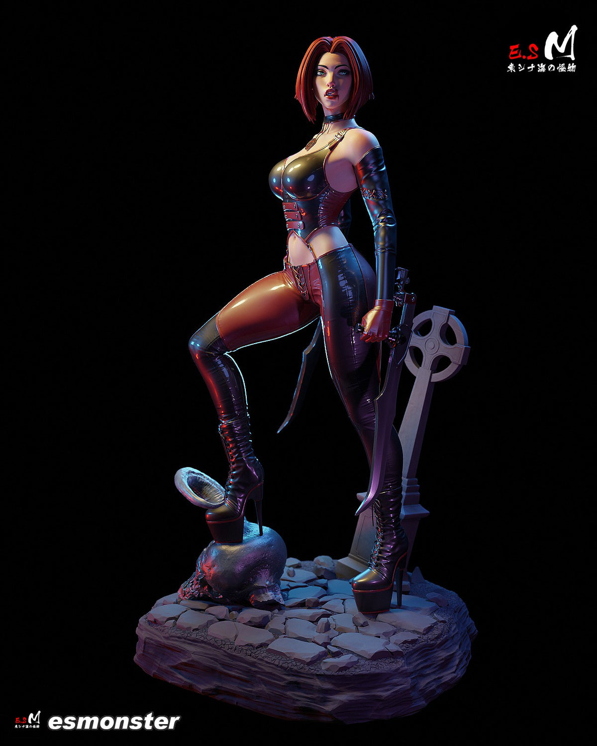 Rayne resin figure