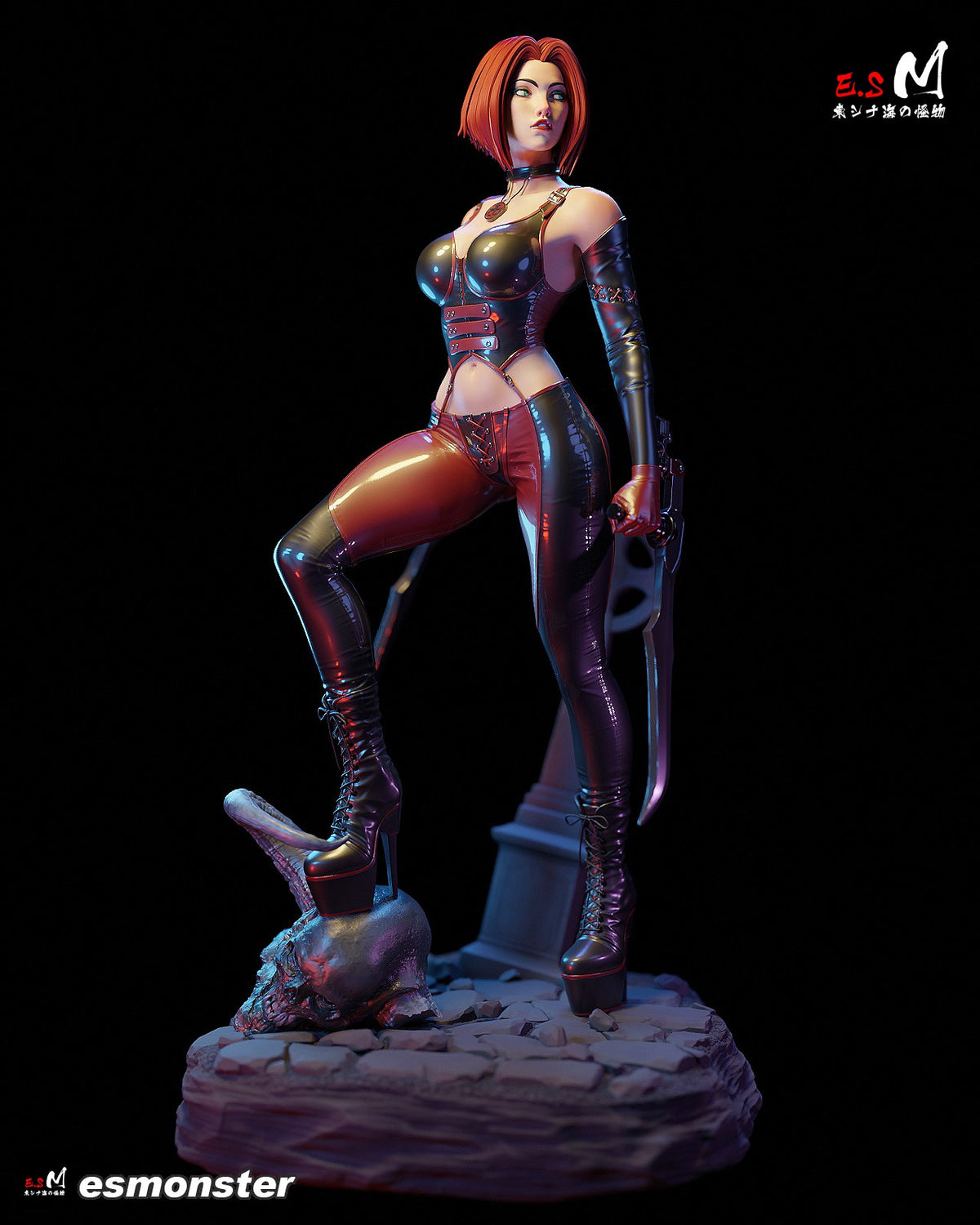 Rayne resin figure