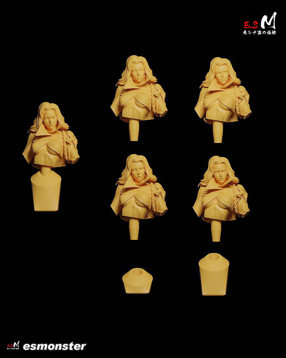 Scorched resin figure