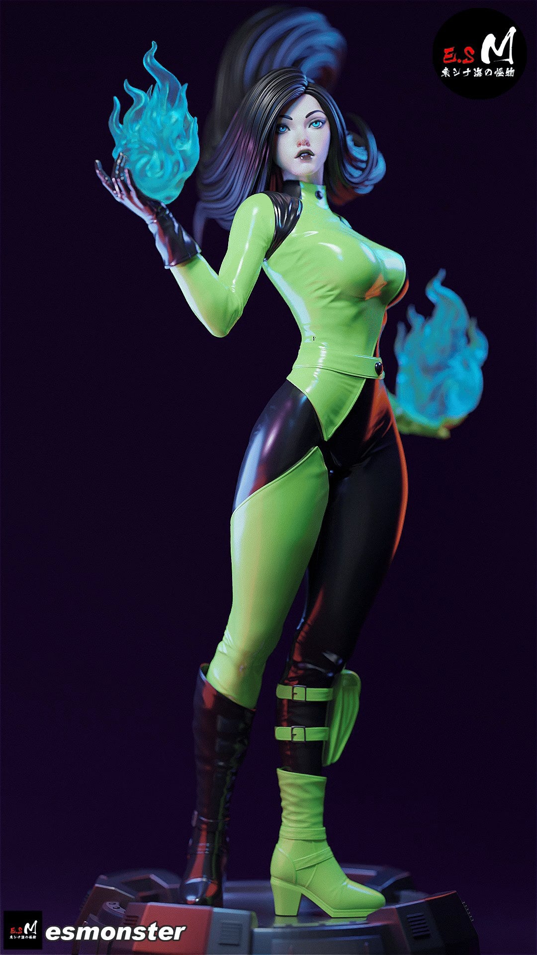 Shego resin figure