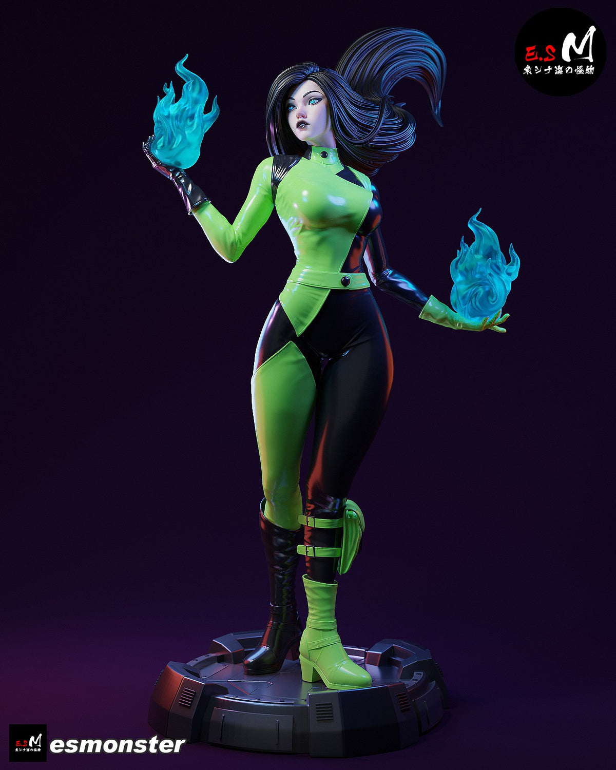 Shego resin figure