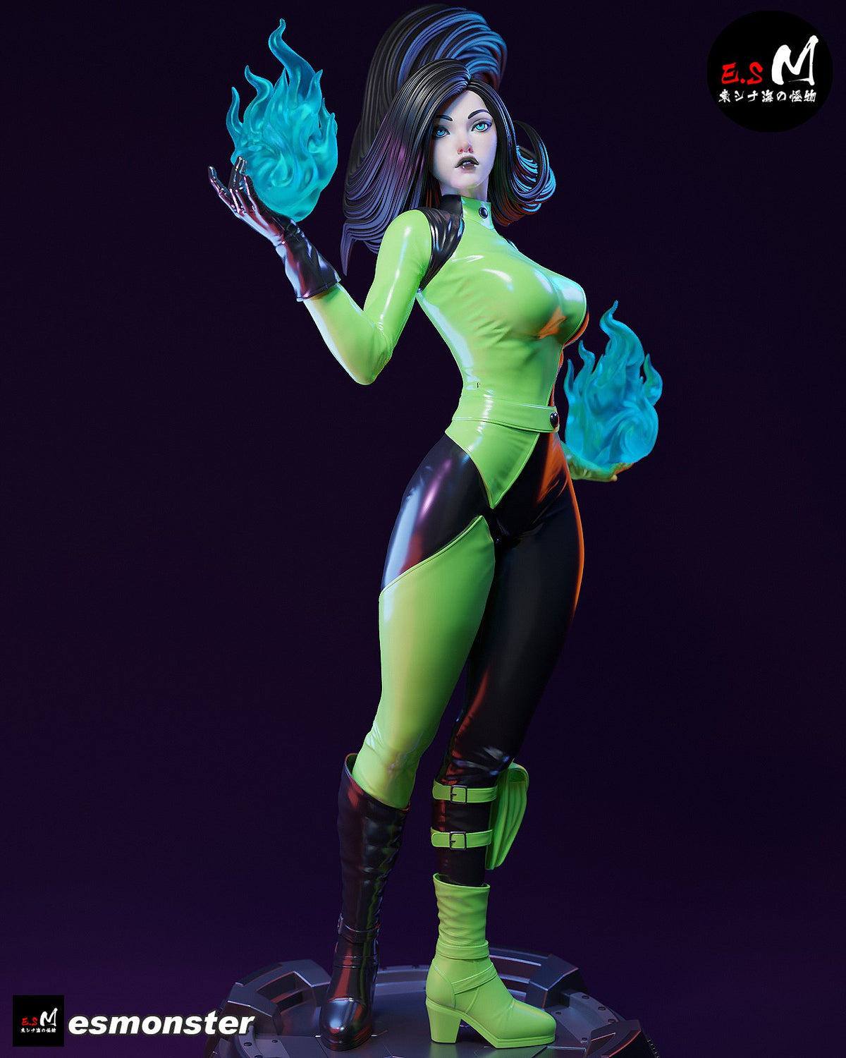 Shego resin figure