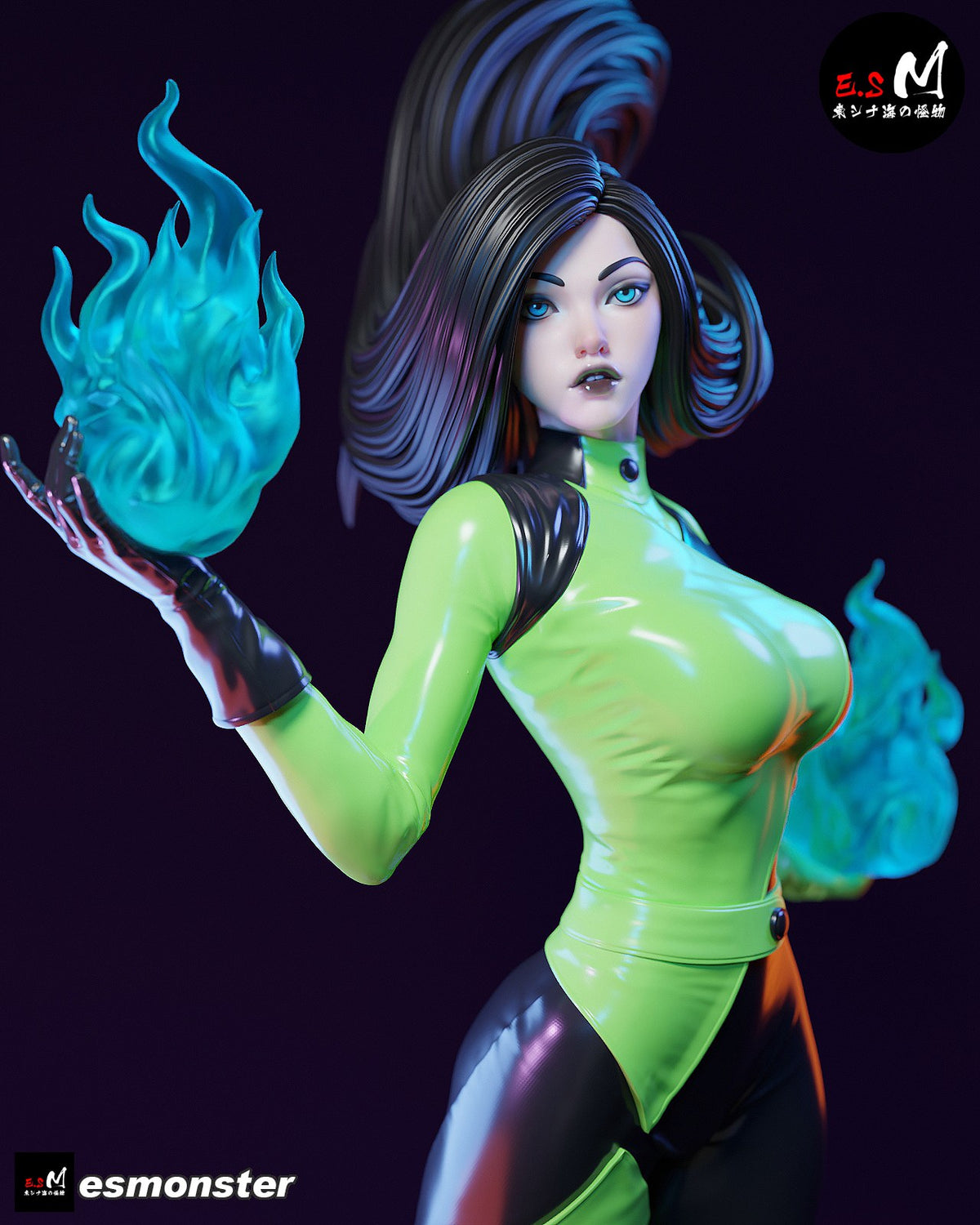 Shego resin figure