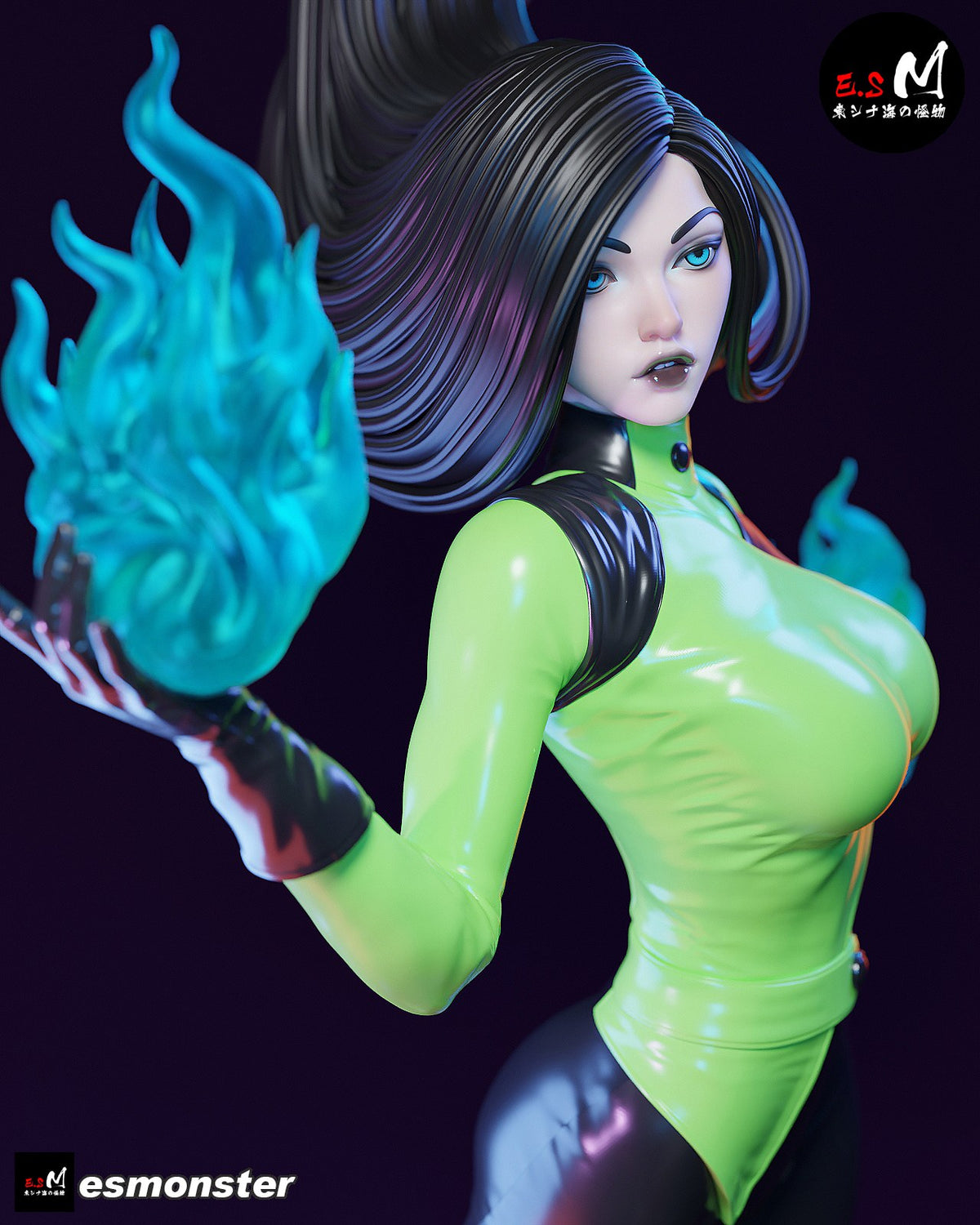 Shego resin figure