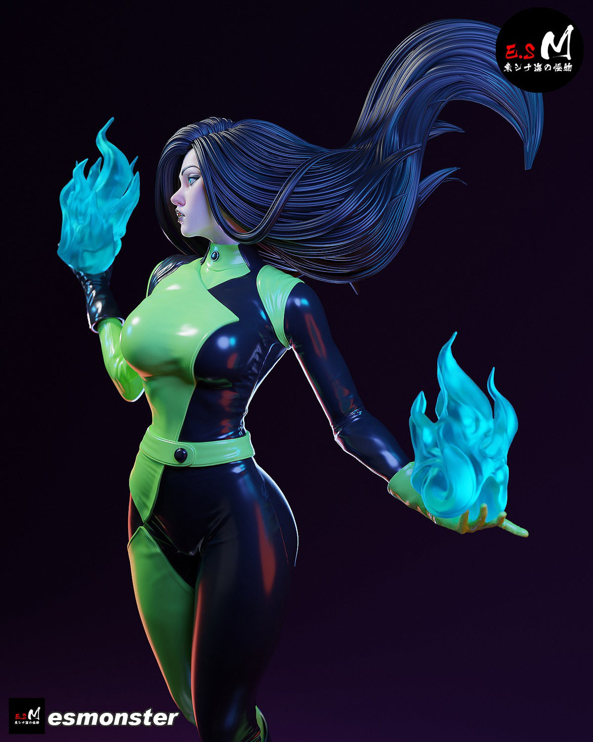 Shego resin figure