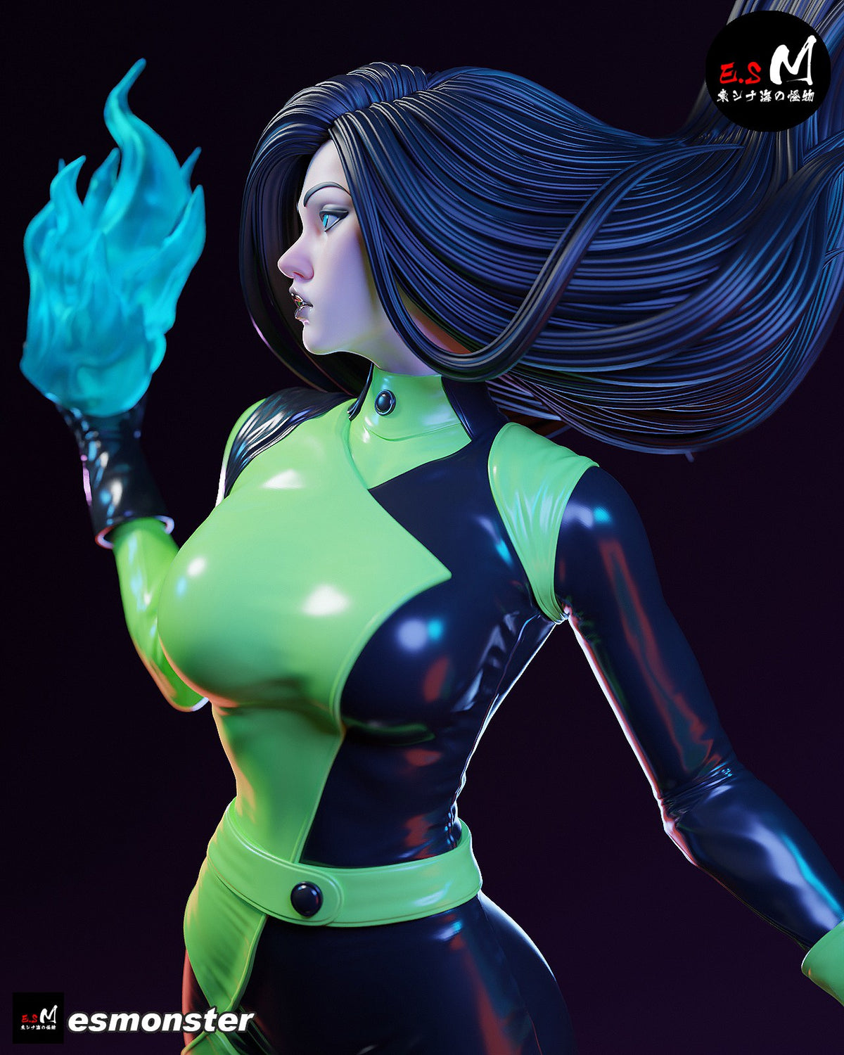 Shego resin figure