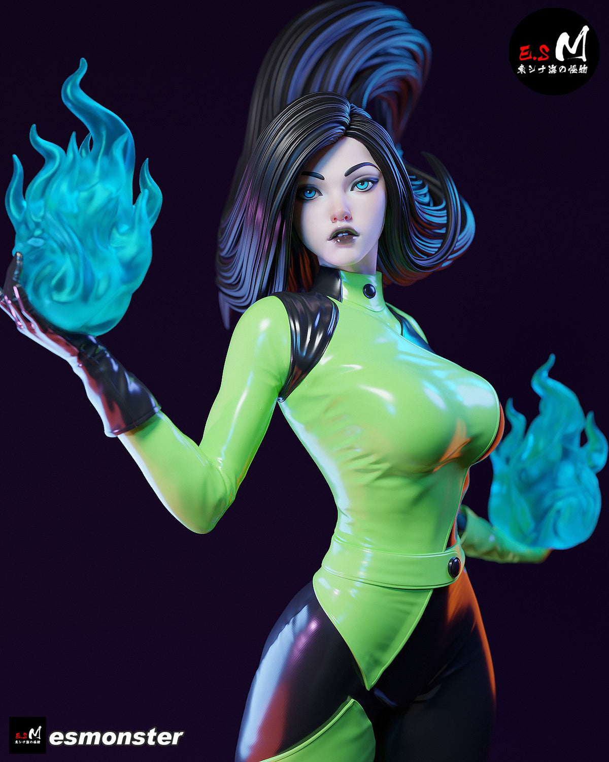 Shego resin figure
