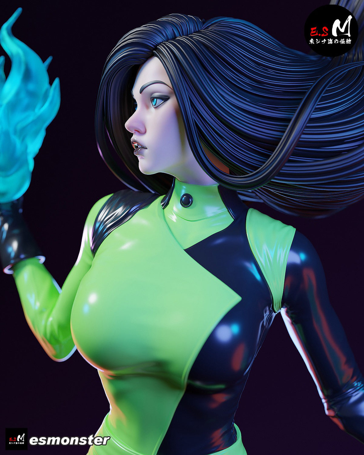 Shego resin figure