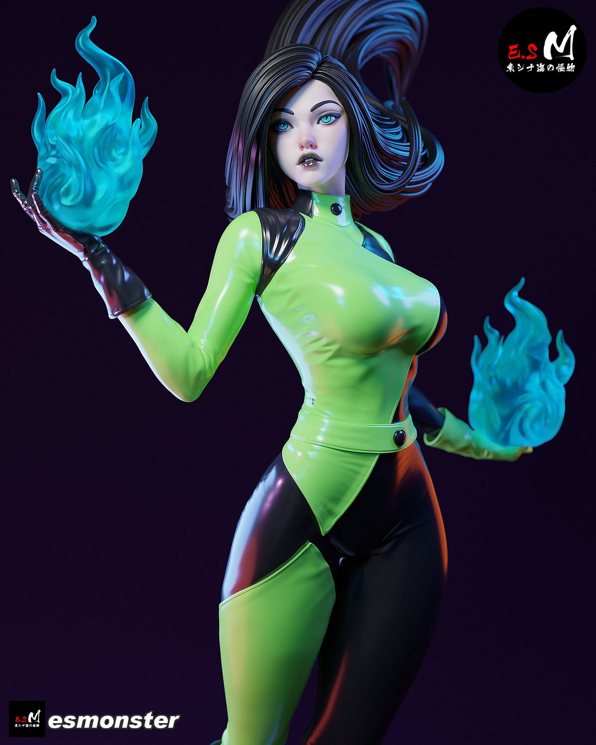 Shego resin figure