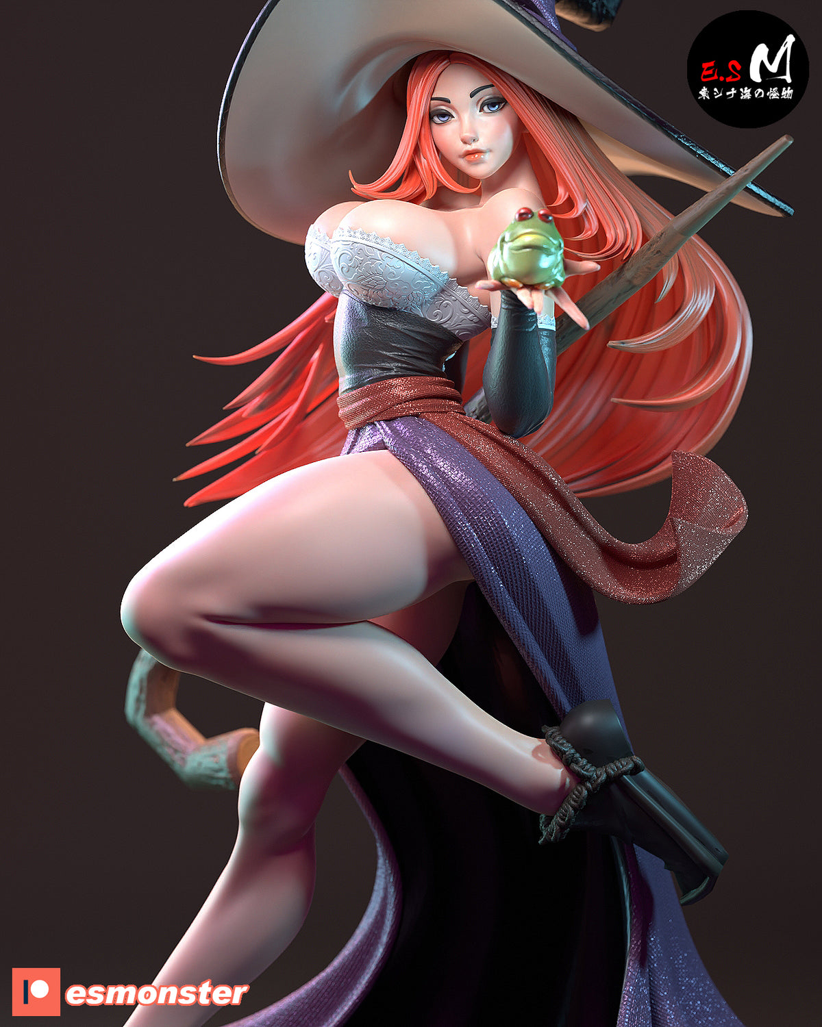 Sorceress resin figure