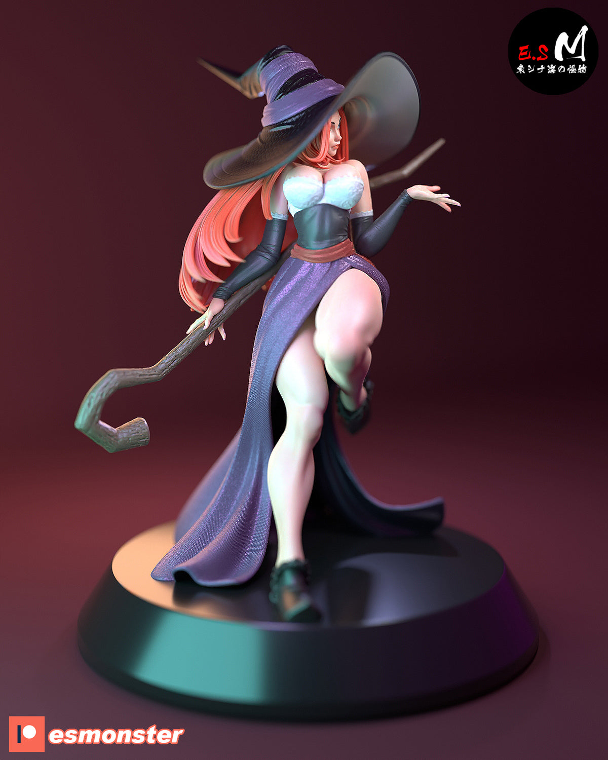 Sorceress resin figure