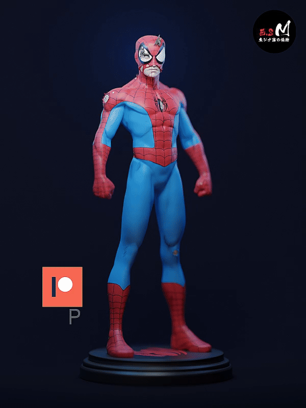 Spider-Man resin figure