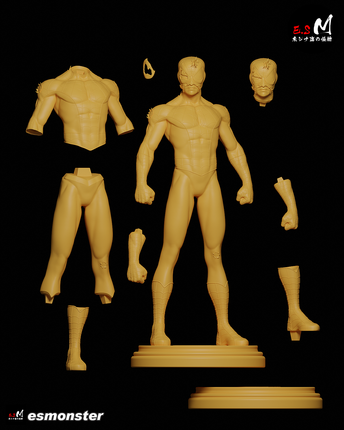 Spider-Man resin figure