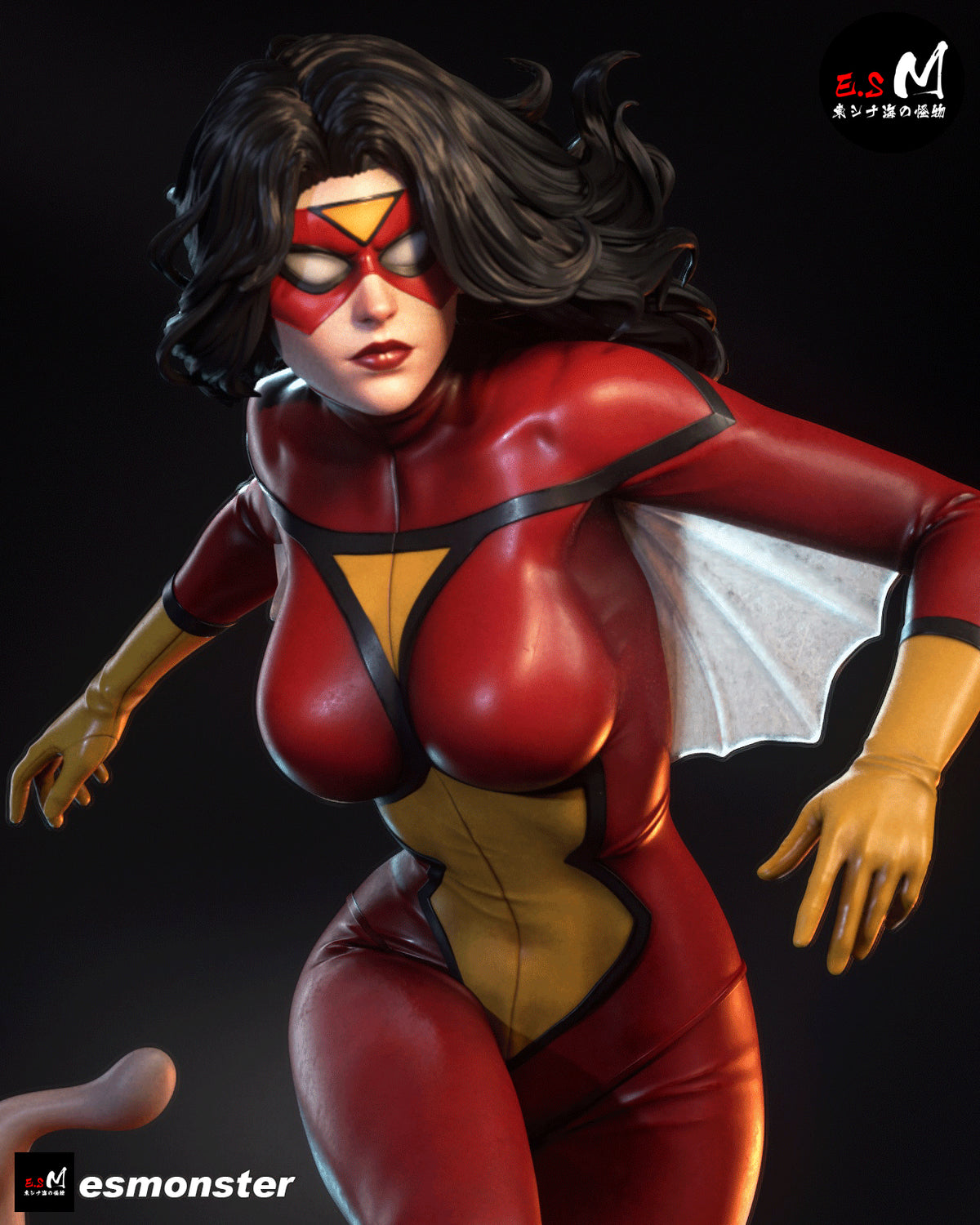 Spider Woman Bust resin figure