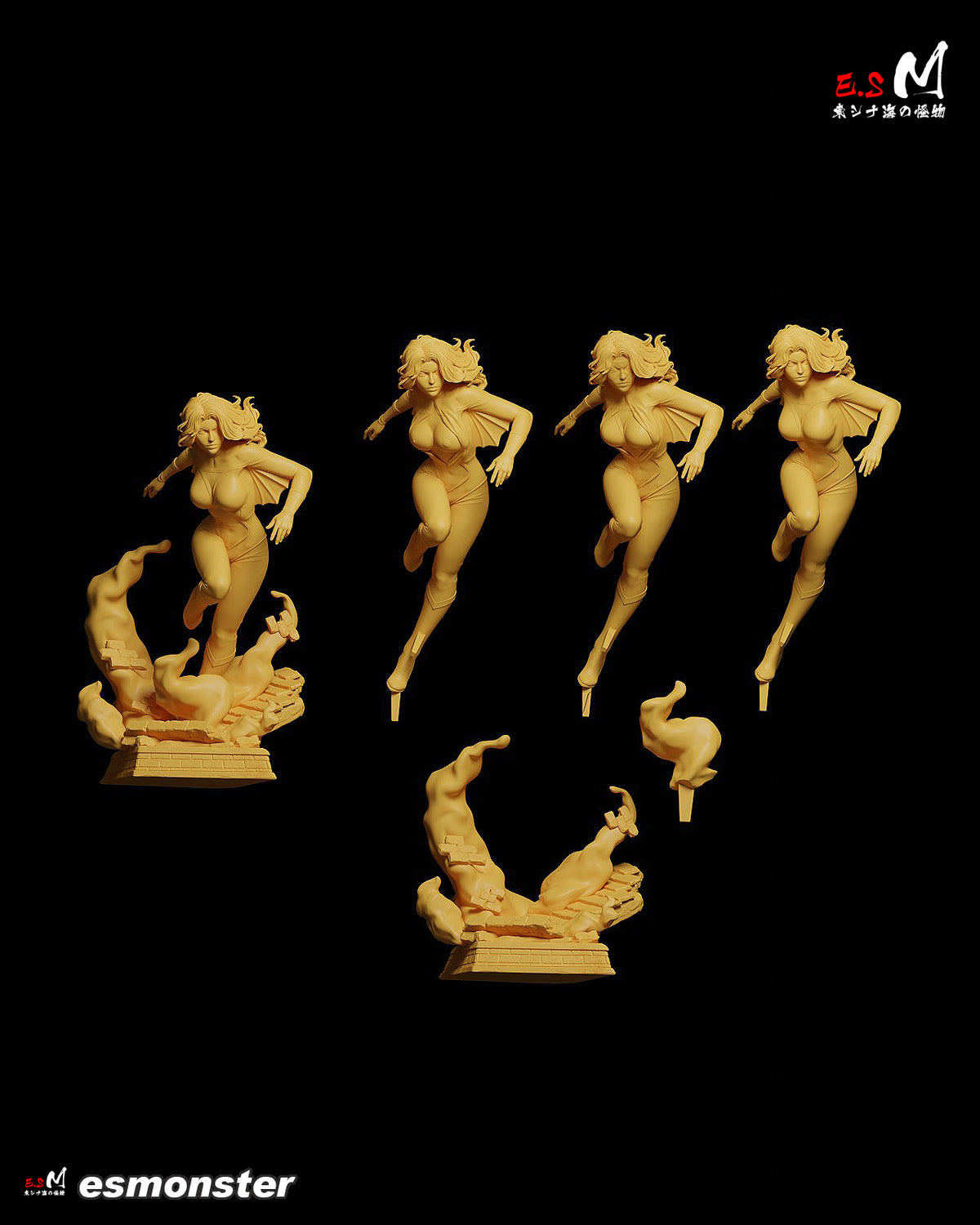 Spider Woman Bust resin figure