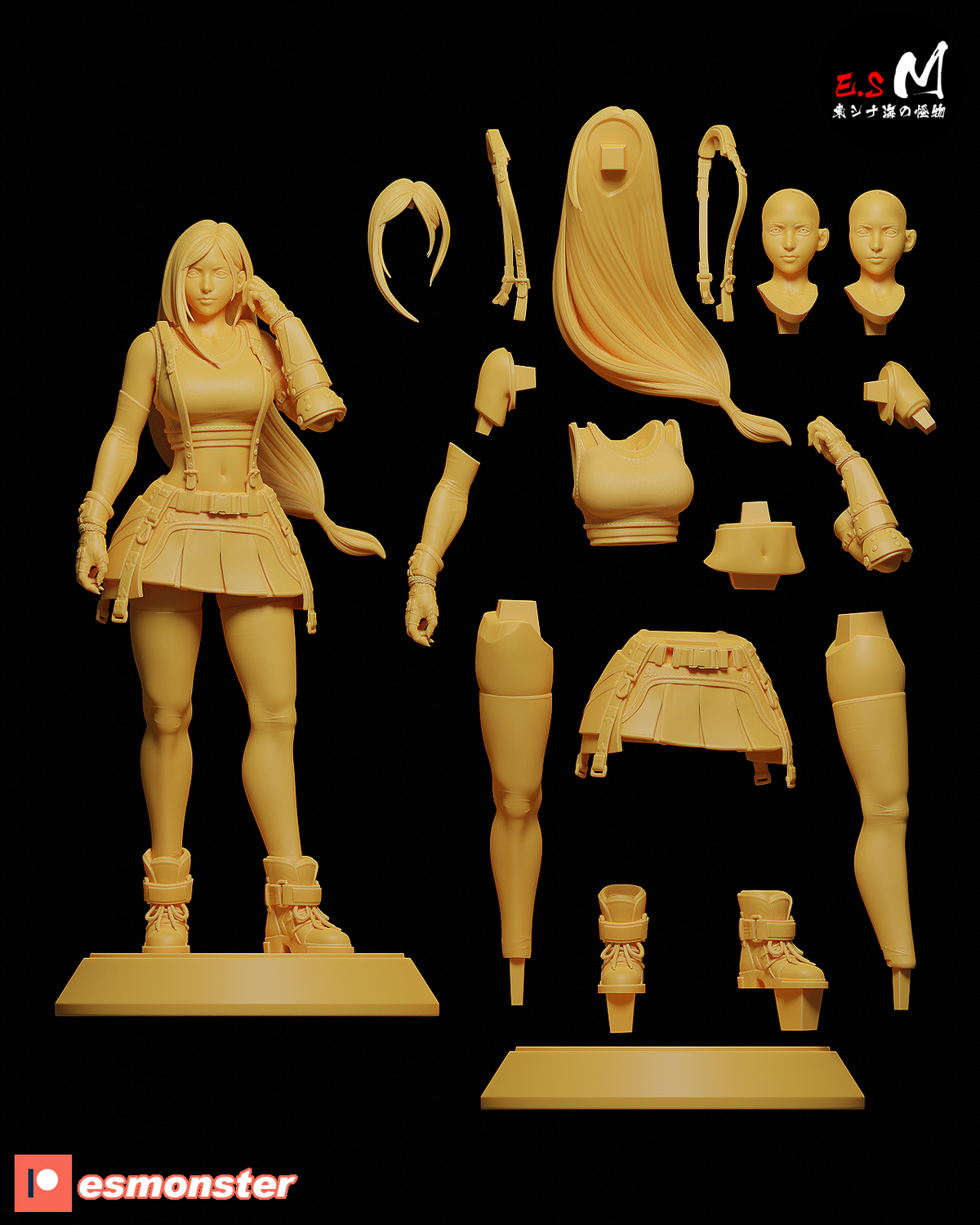 Tifa Lockhart resin figure