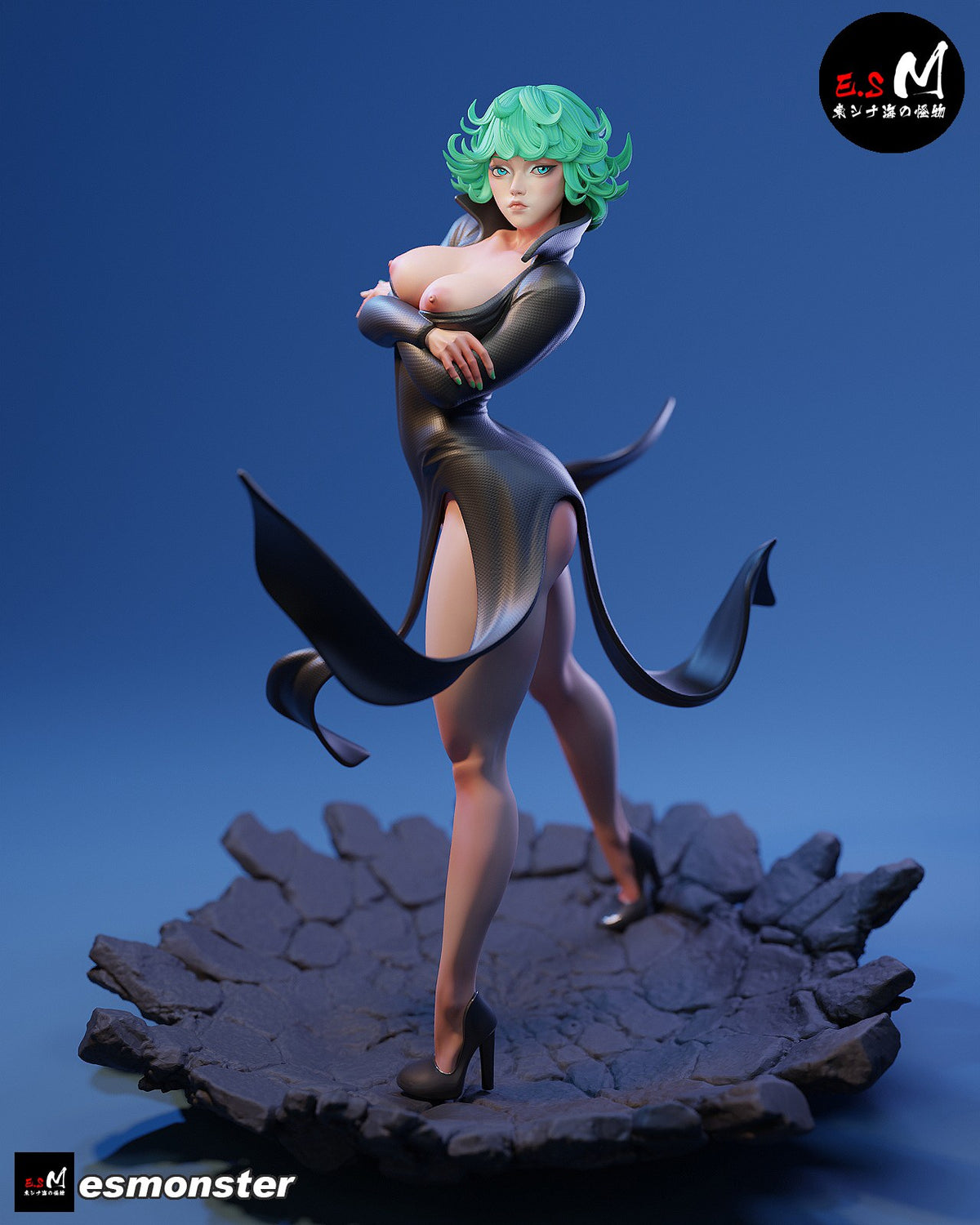 Tatsumaki resin figure