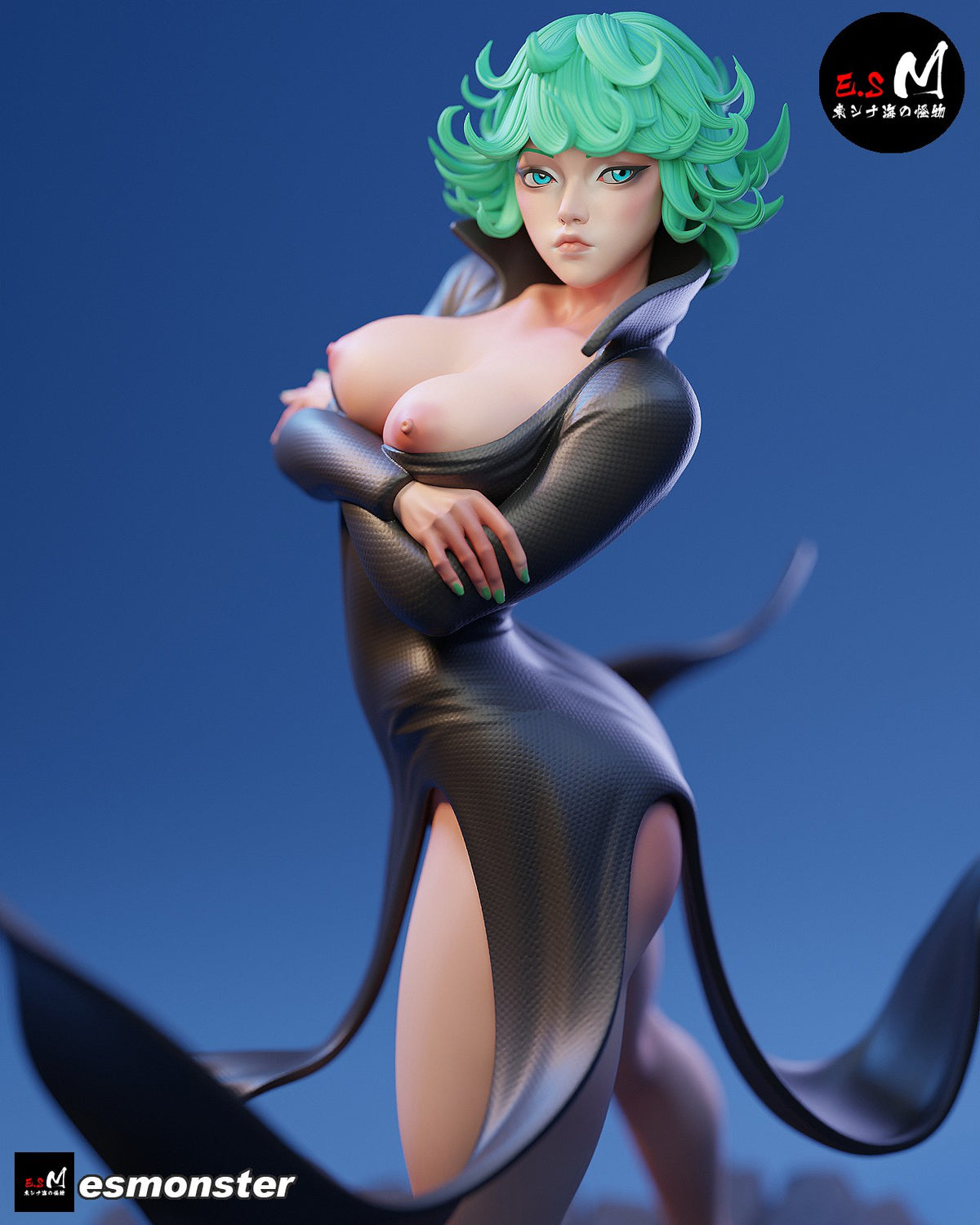 Tatsumaki resin figure