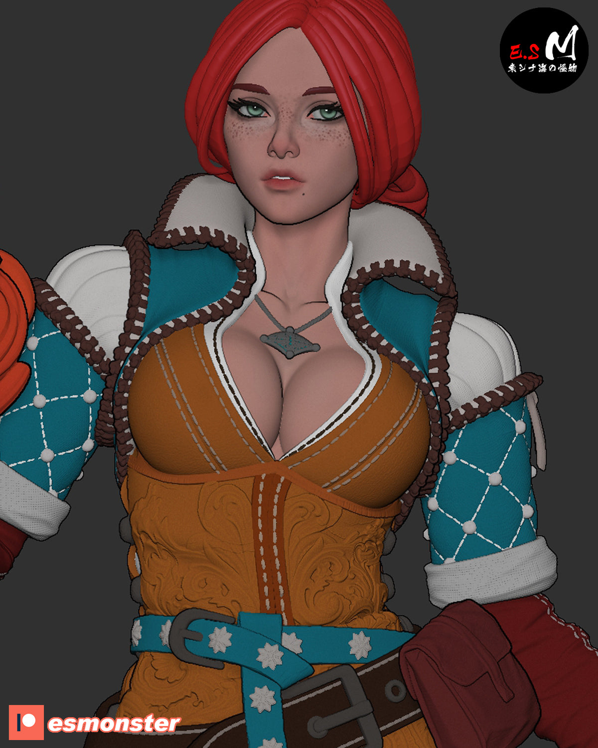 Triss Merigold resin figure