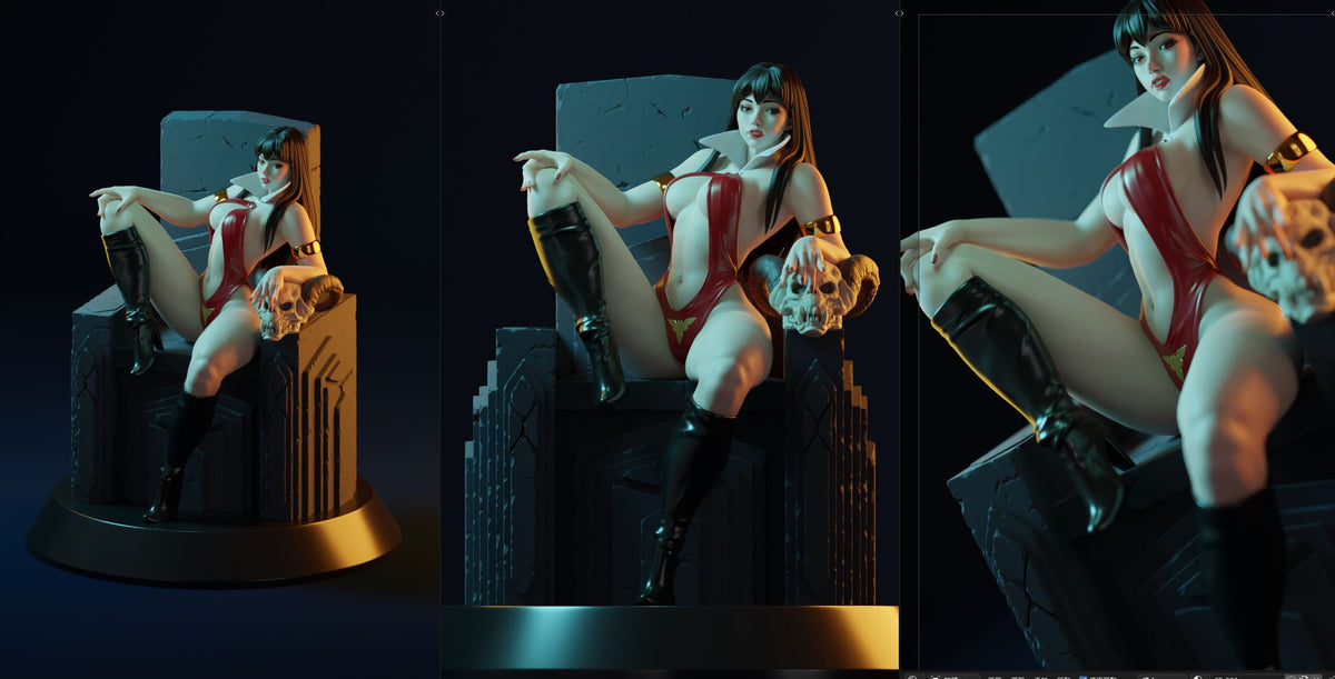 Vampirella resin figure