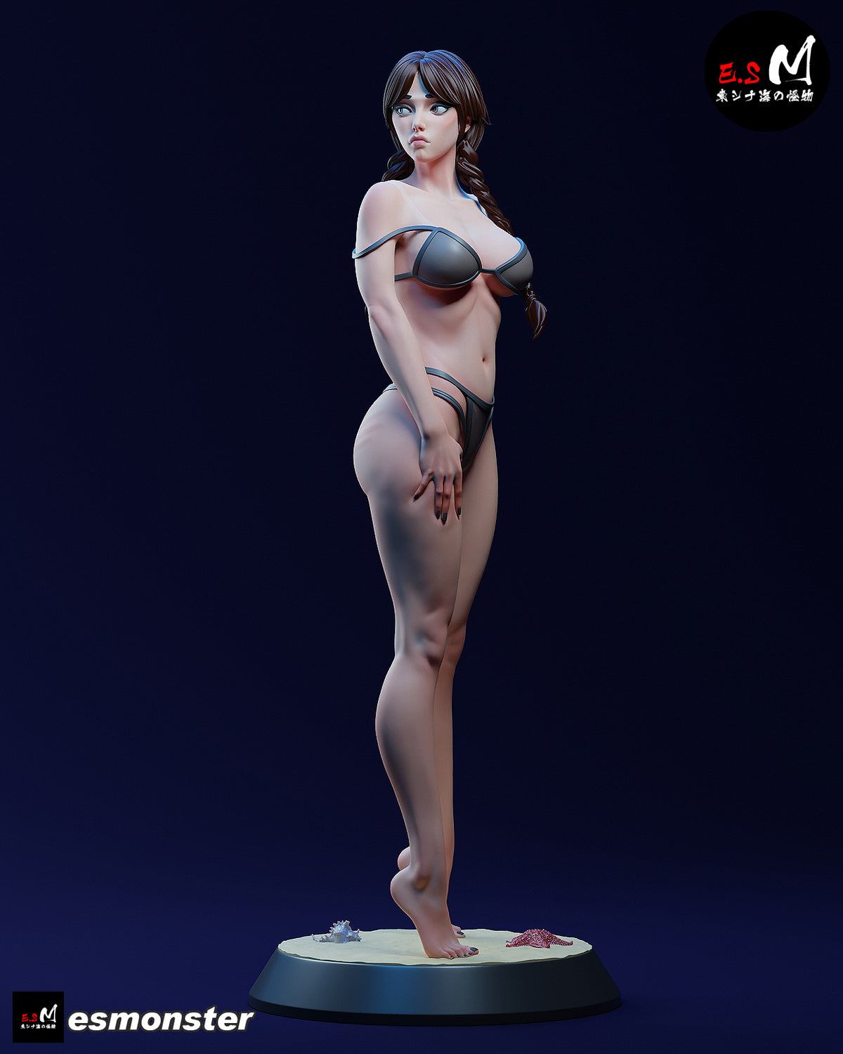 Wednesday Addams resin figure