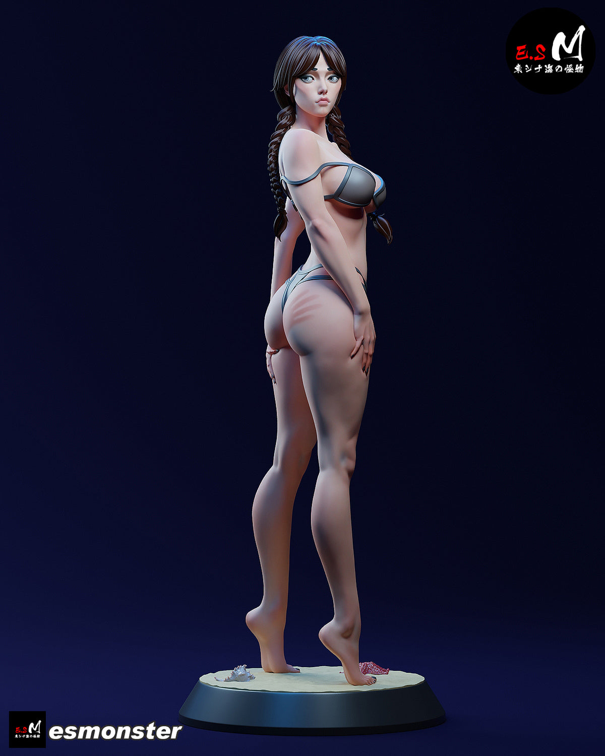 Wednesday Addams resin figure