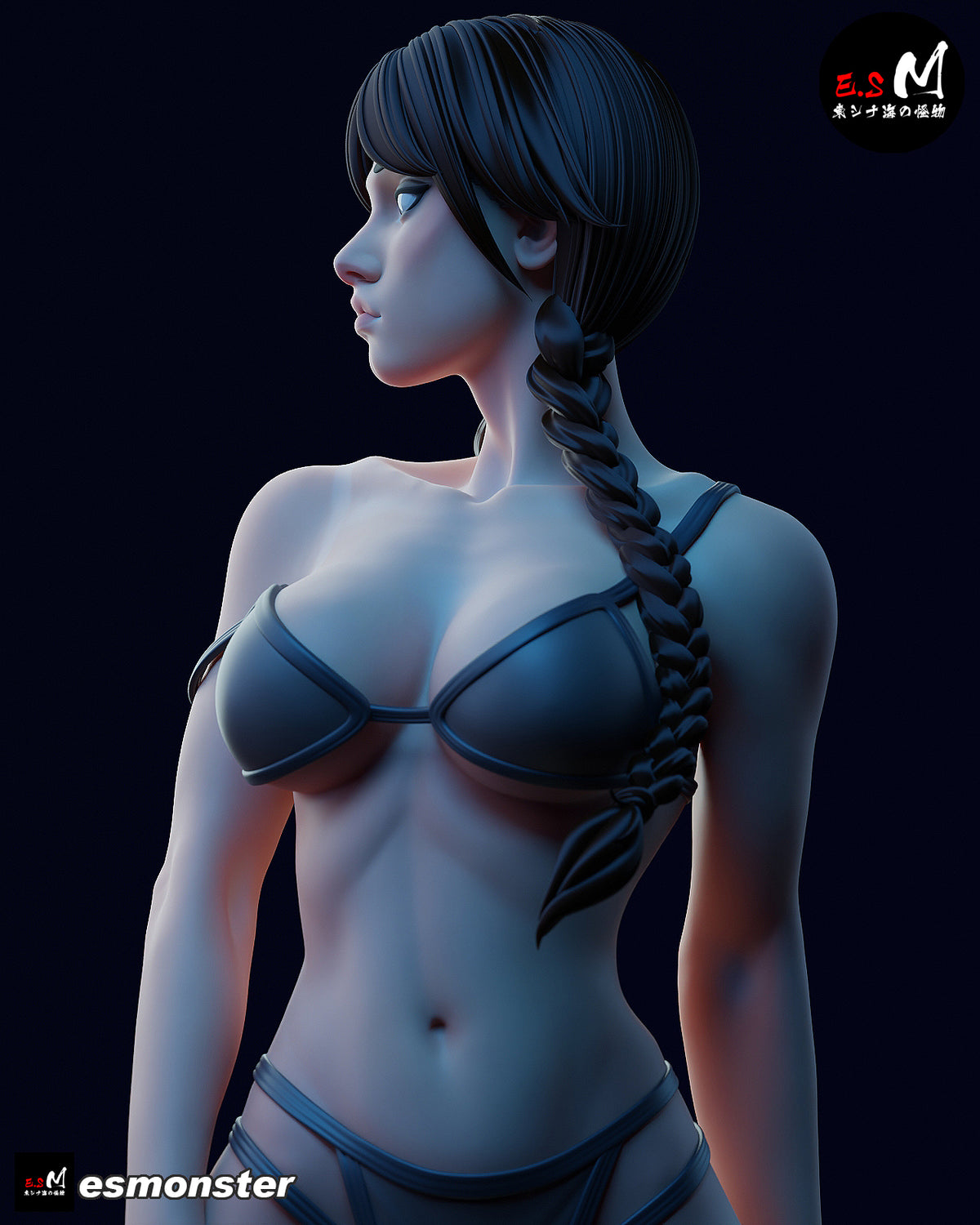Wednesday Addams resin figure