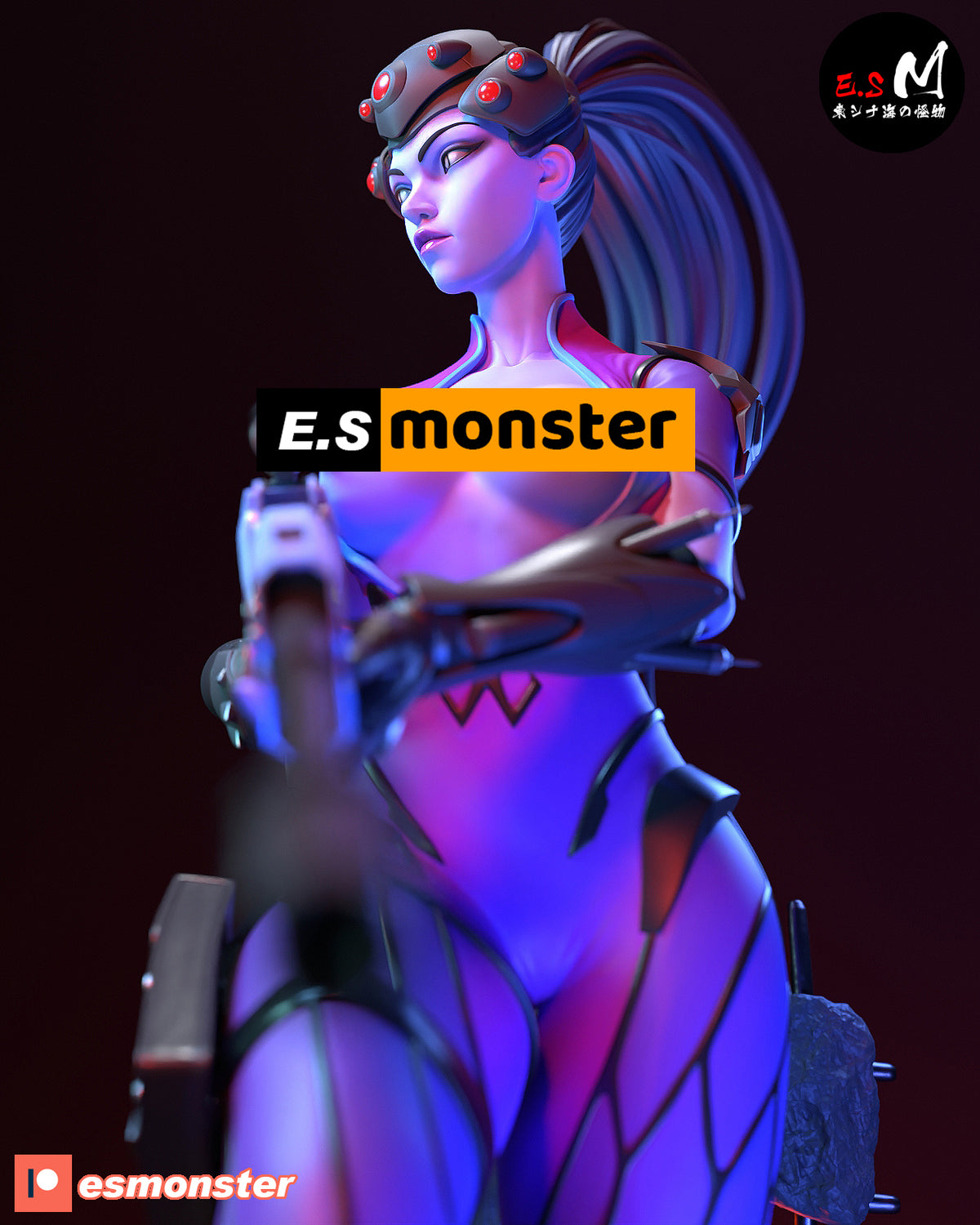 Widowmaker resin figure