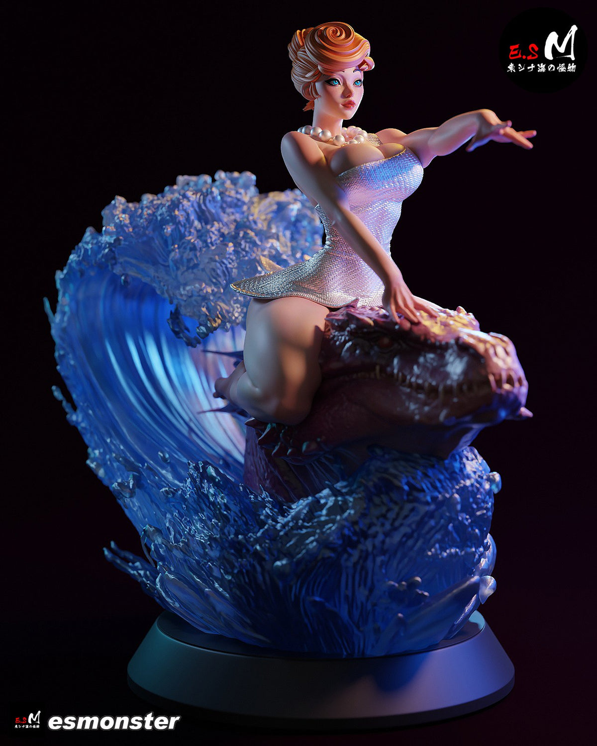 Wilma Flintstone resin figure