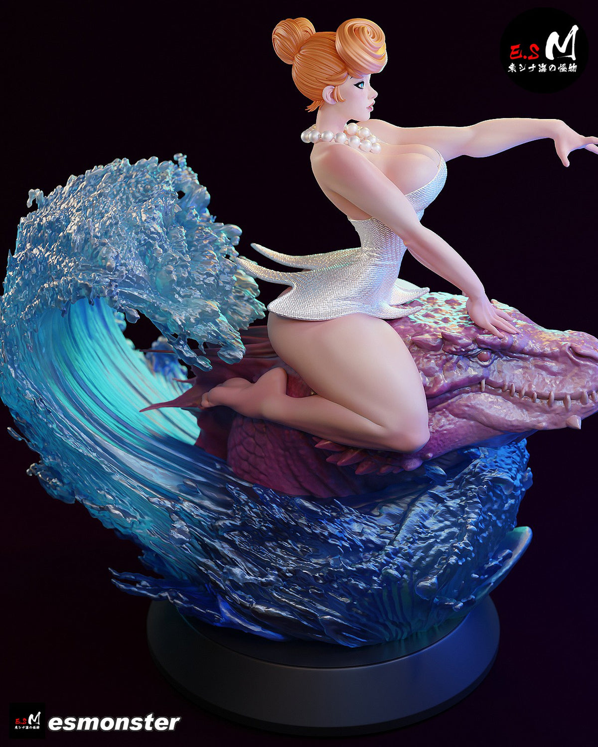 Wilma Flintstone resin figure