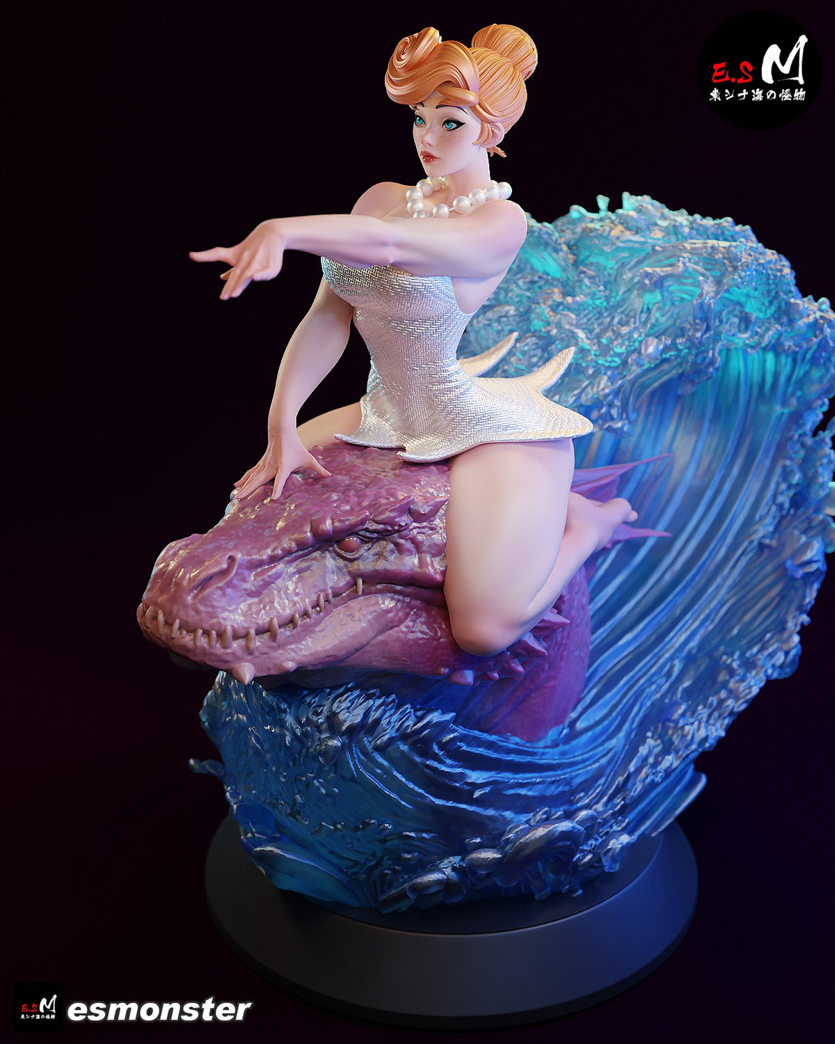 Wilma Flintstone resin figure