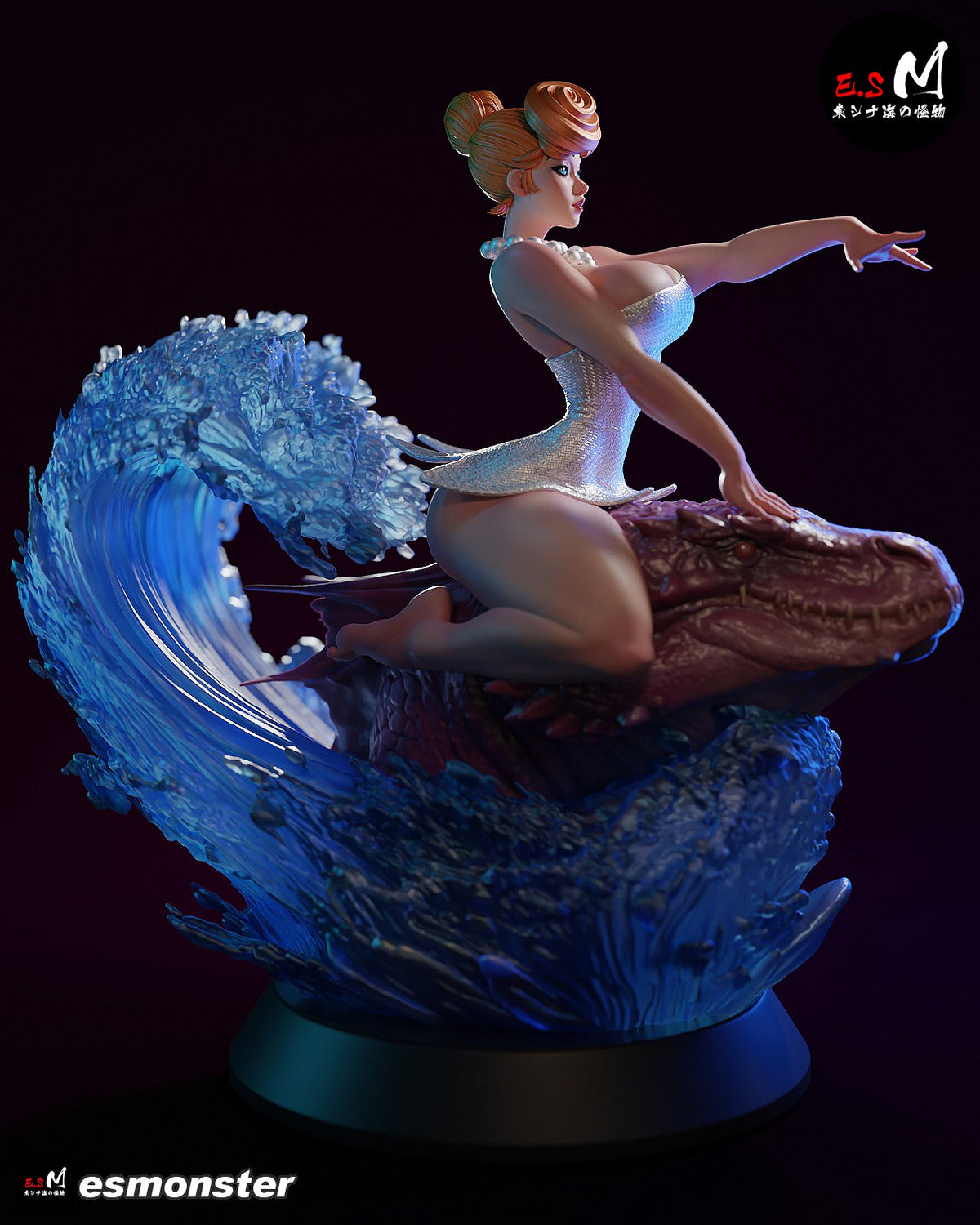 Wilma Flintstone resin figure