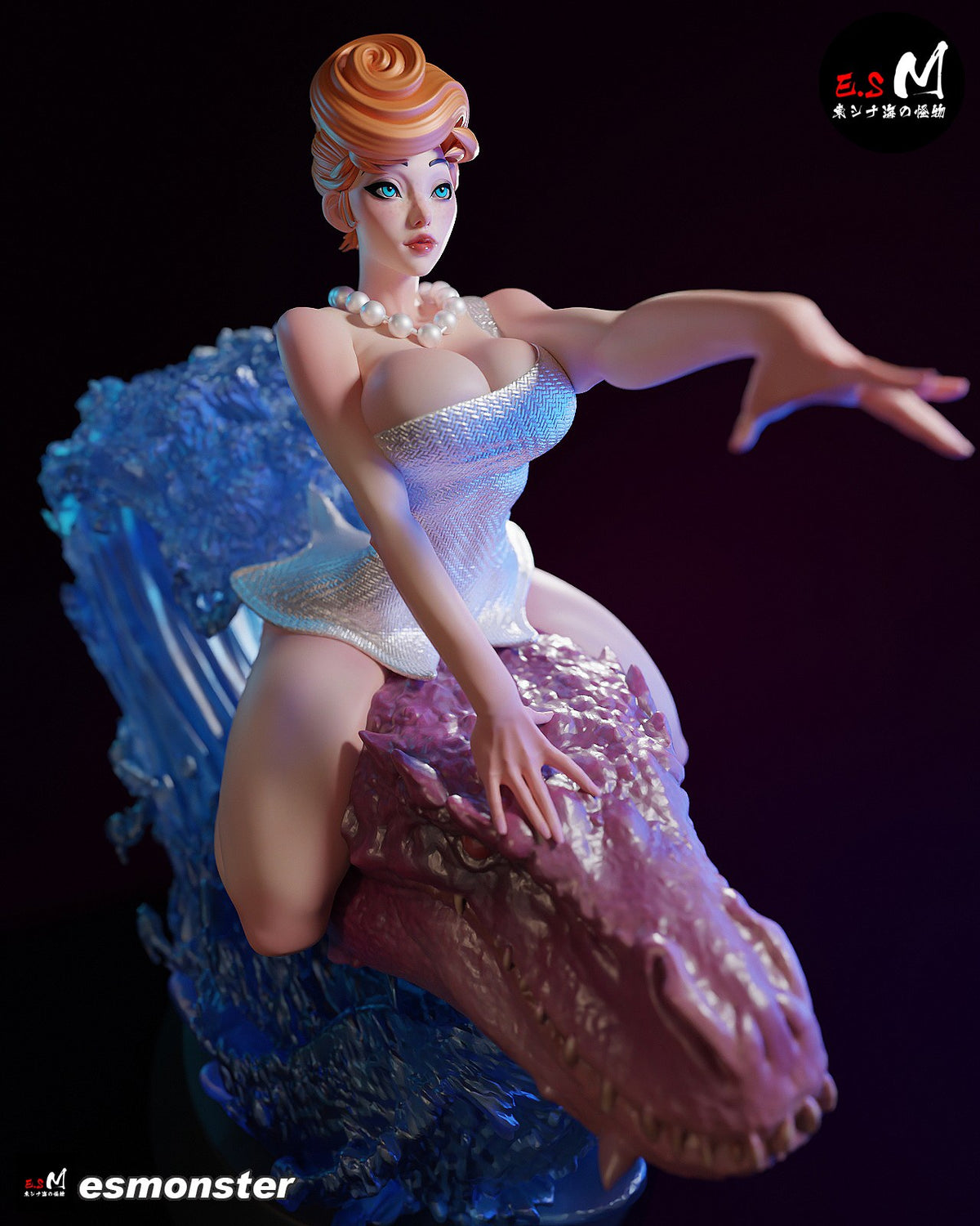 Wilma Flintstone resin figure