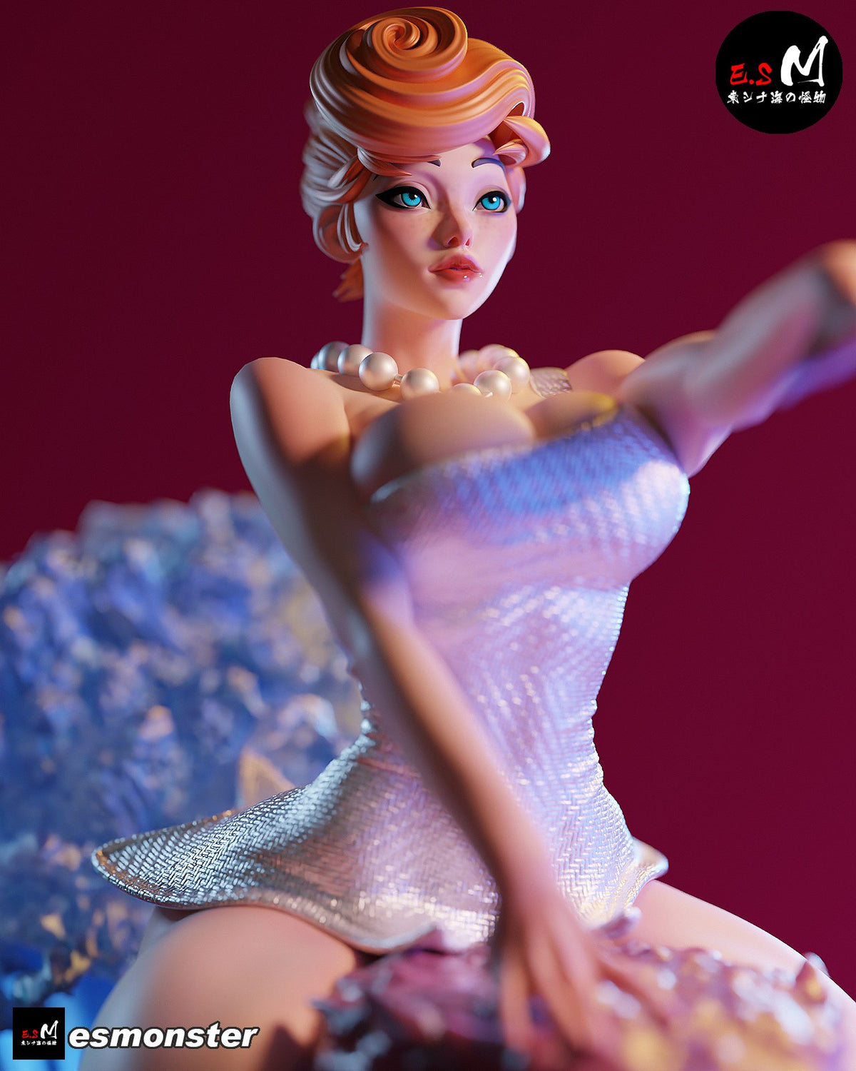 Wilma Flintstone resin figure