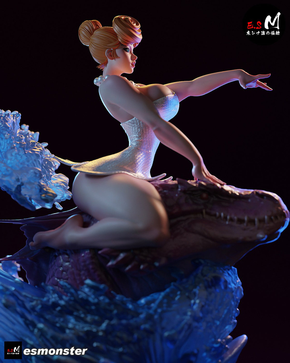 Wilma Flintstone resin figure