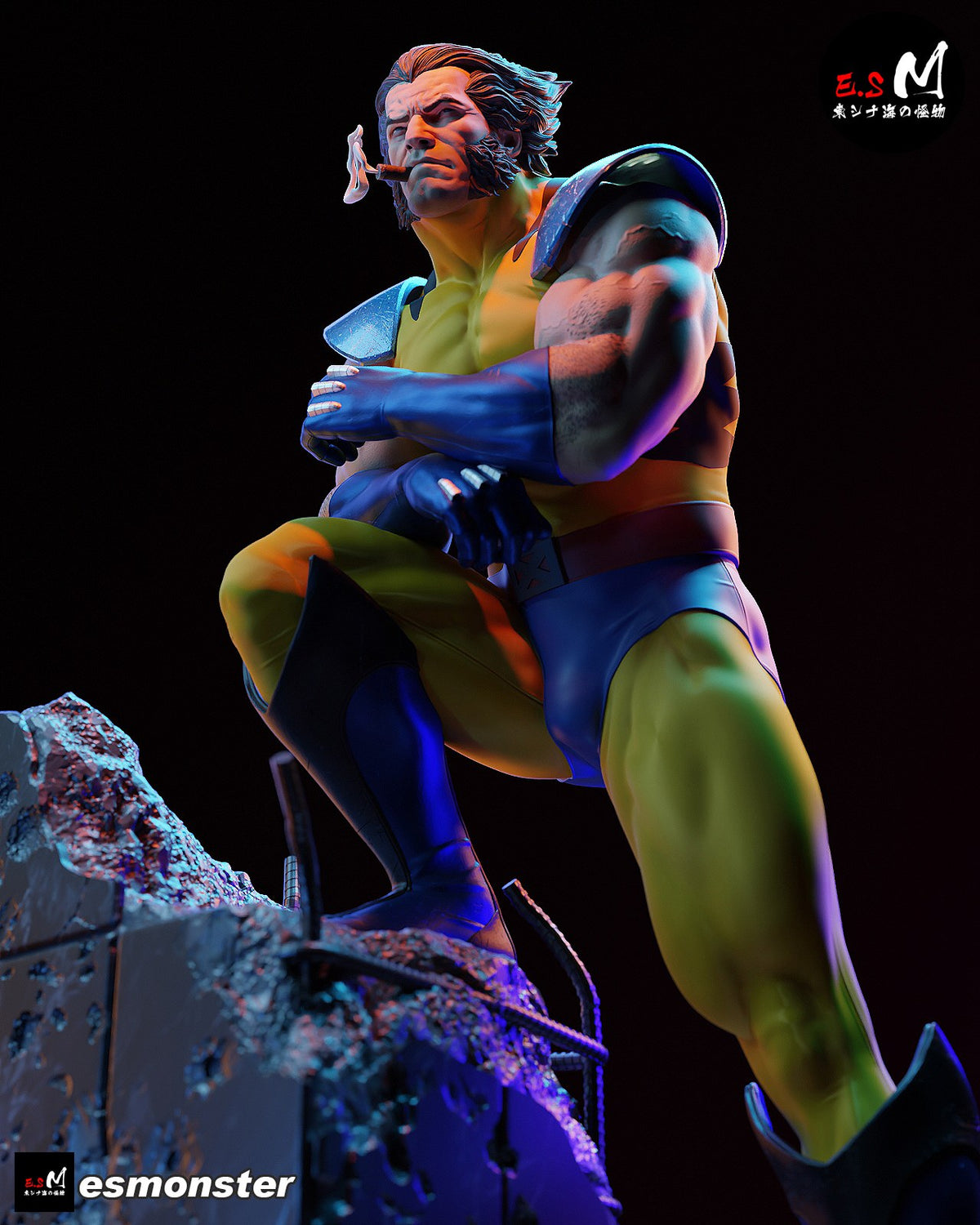 Wolverine resin figure