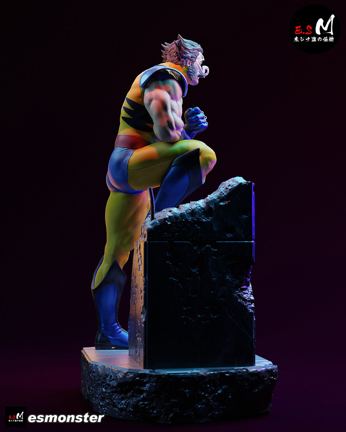 Wolverine resin figure