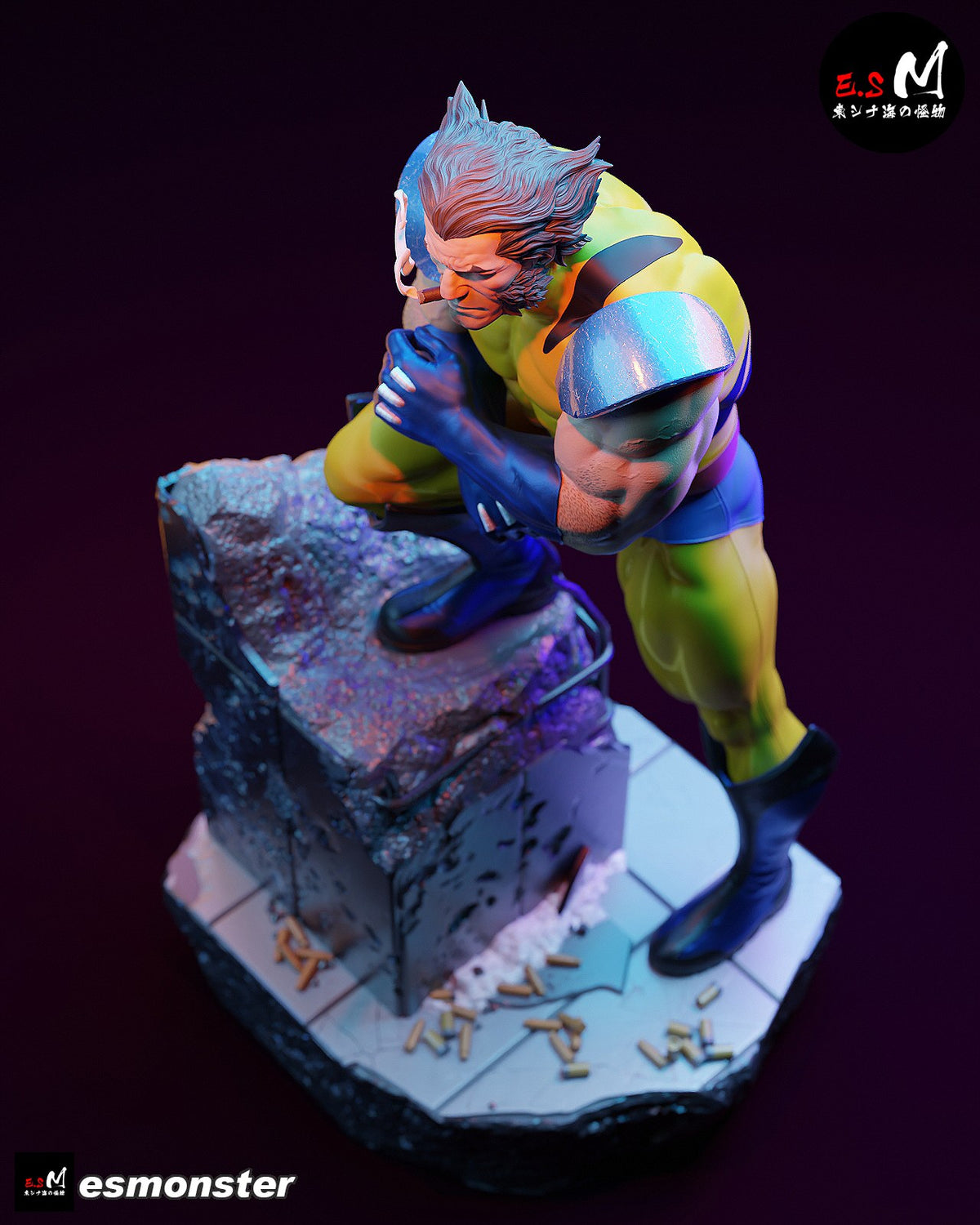 Wolverine resin figure