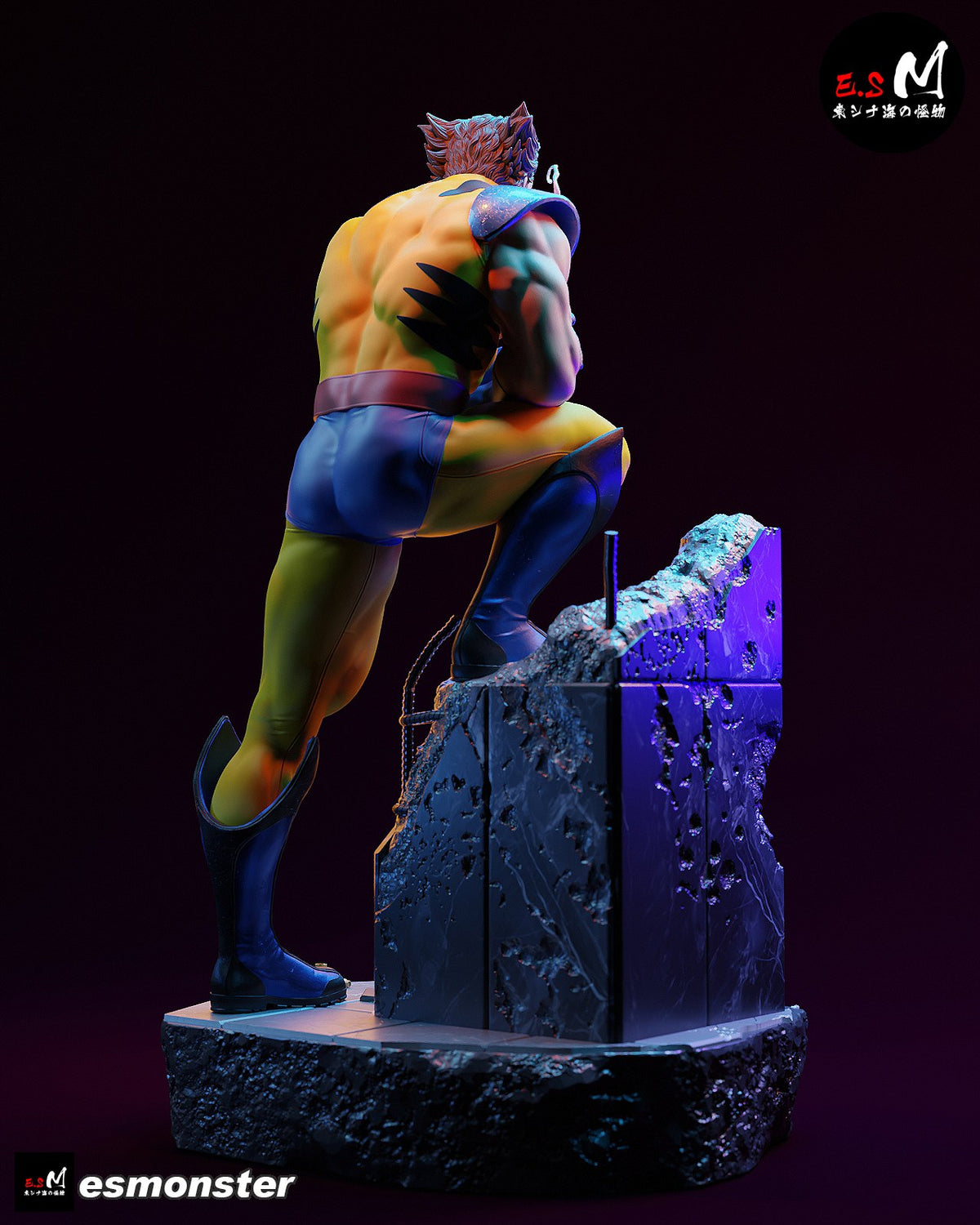 Wolverine resin figure