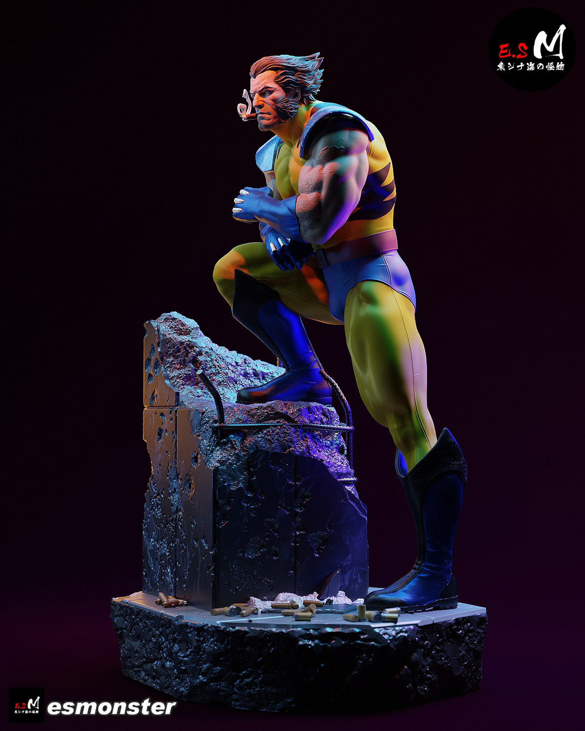 Wolverine resin figure
