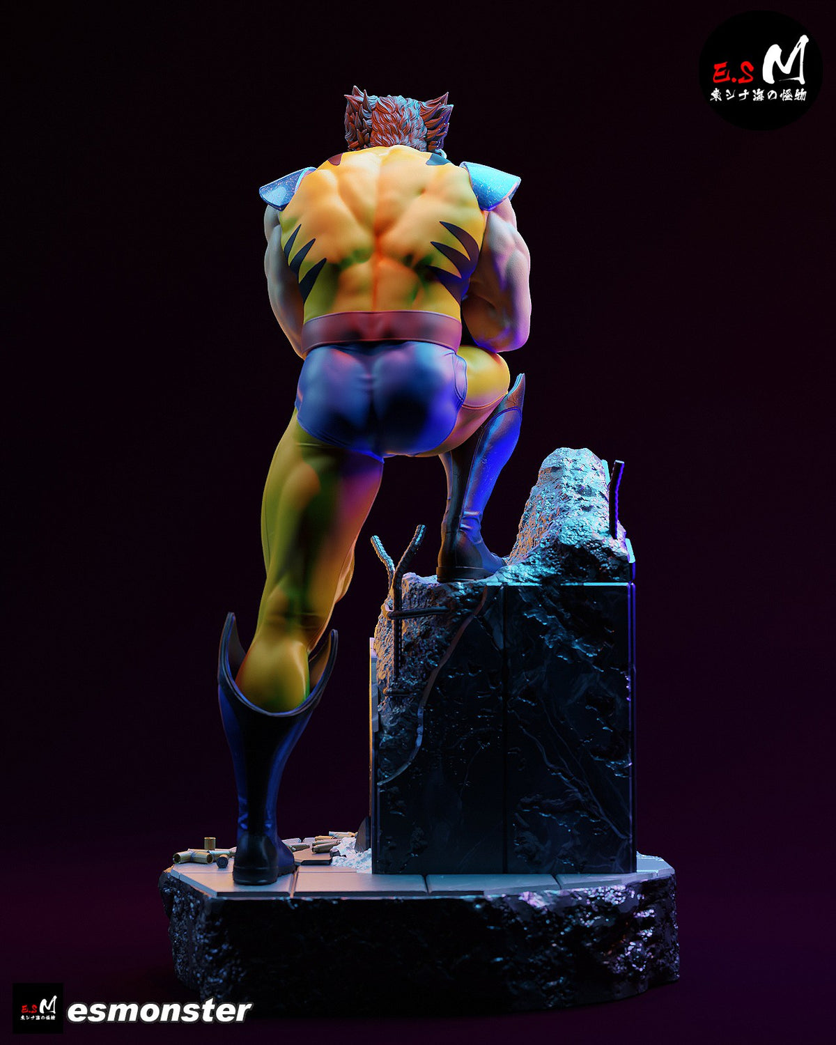 Wolverine resin figure