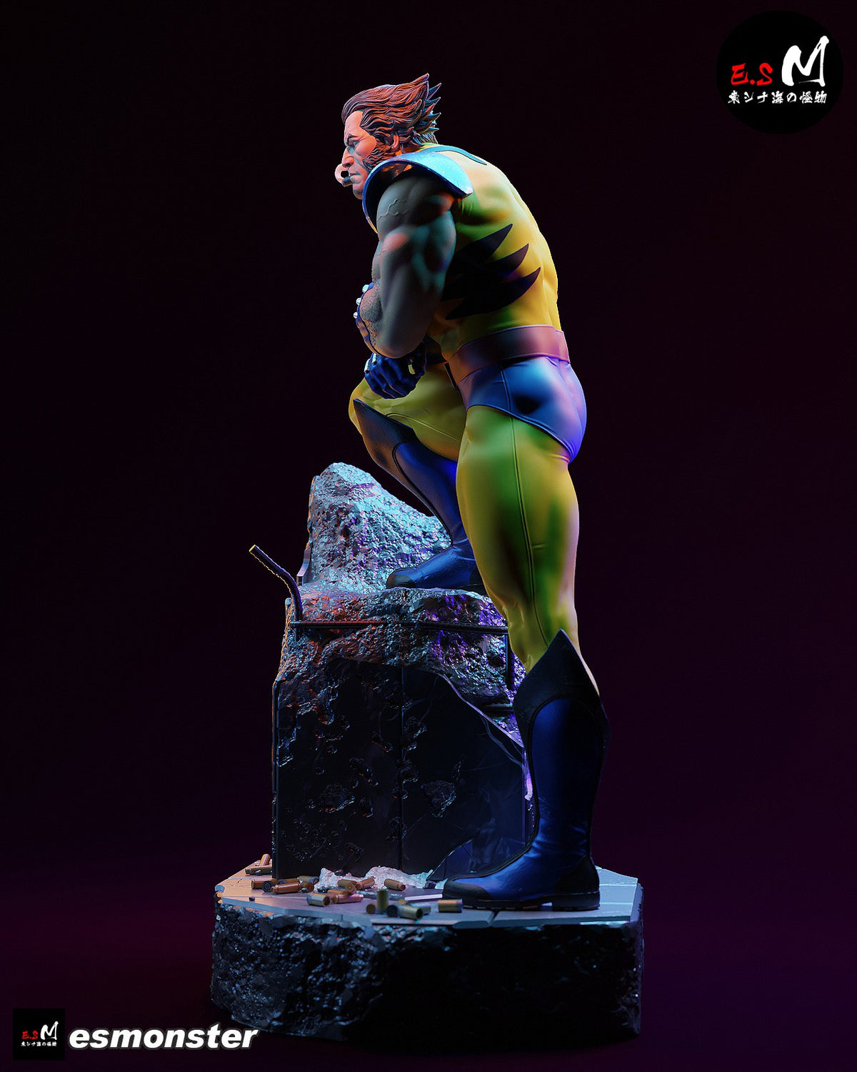Wolverine resin figure