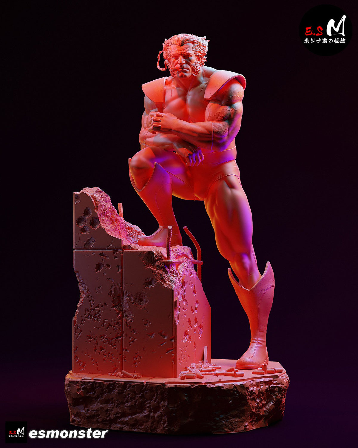 Wolverine resin figure