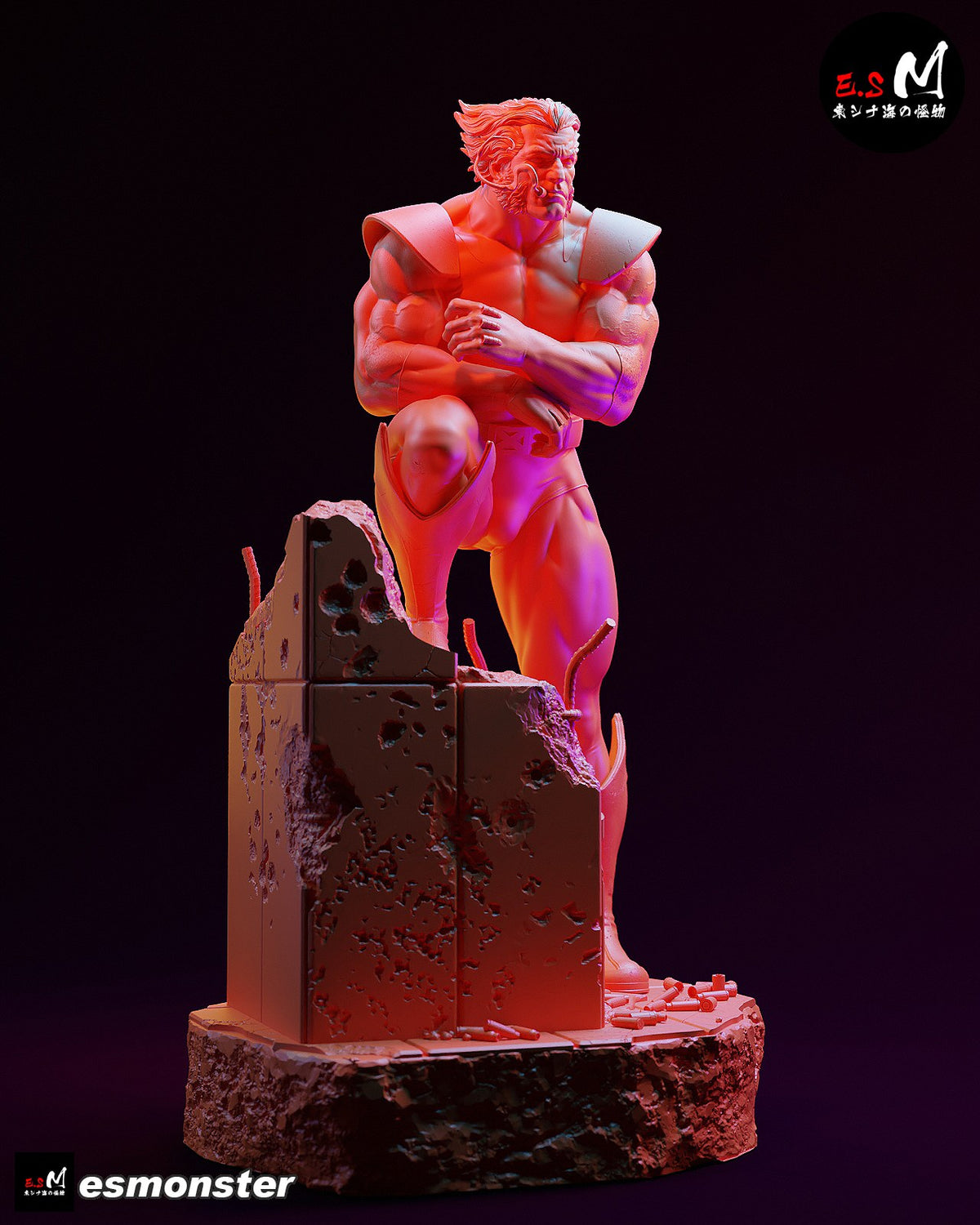 Wolverine resin figure