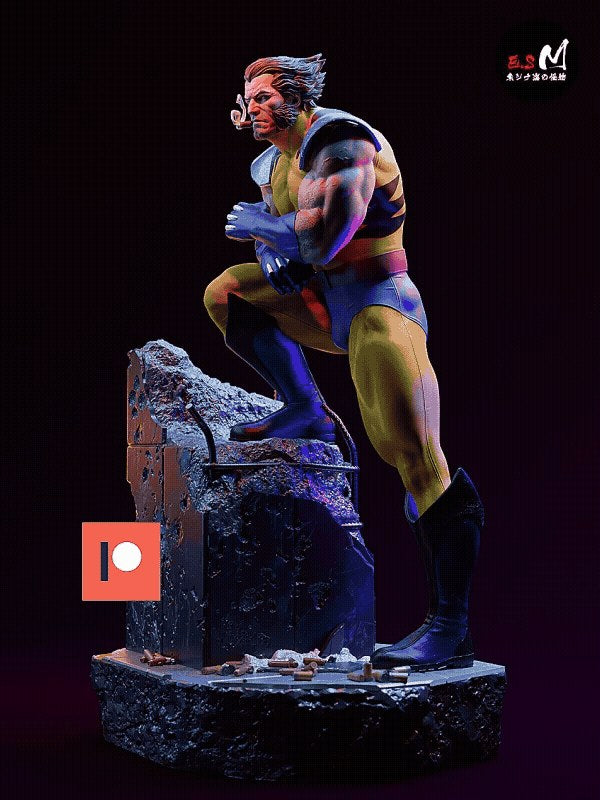 Wolverine resin figure