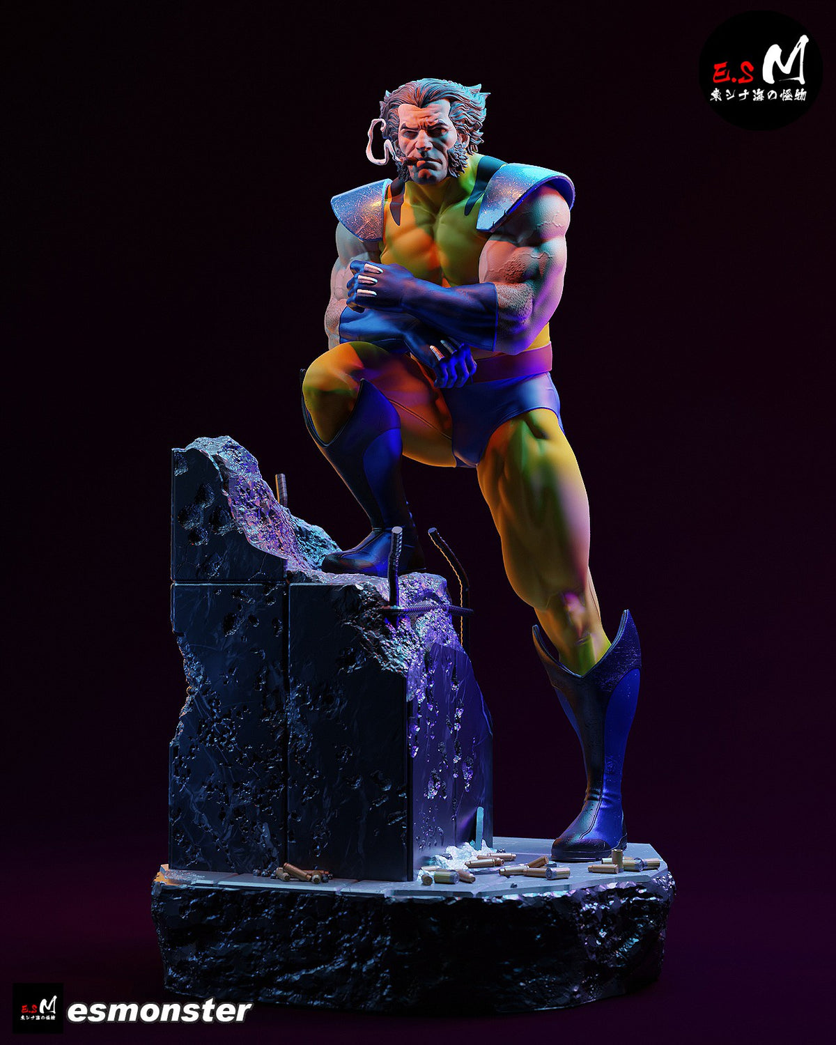 Wolverine resin figure